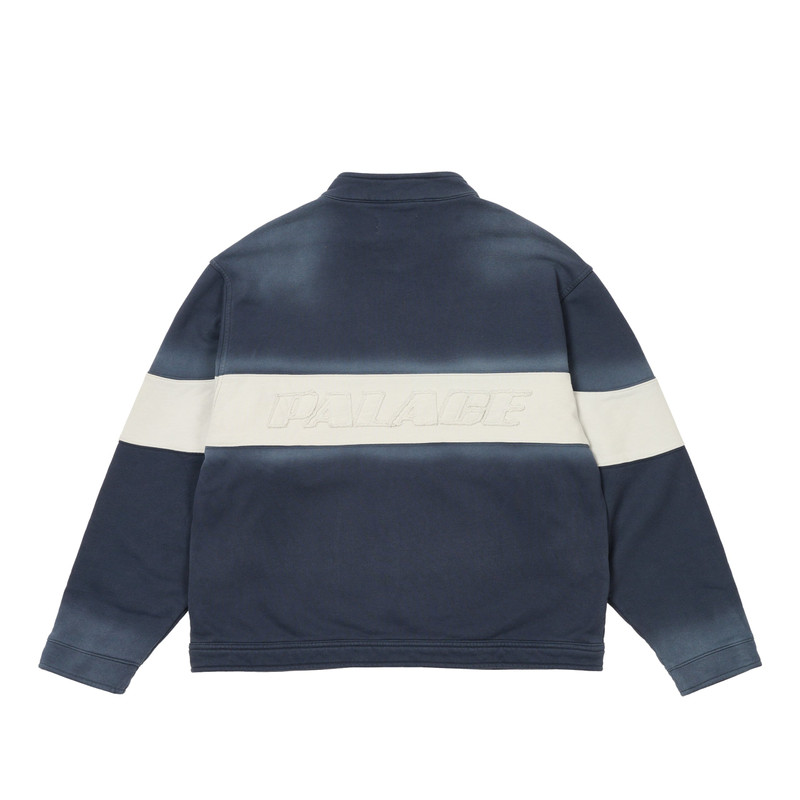 PALACE WASHED MOTO JACKET NAVY outlook