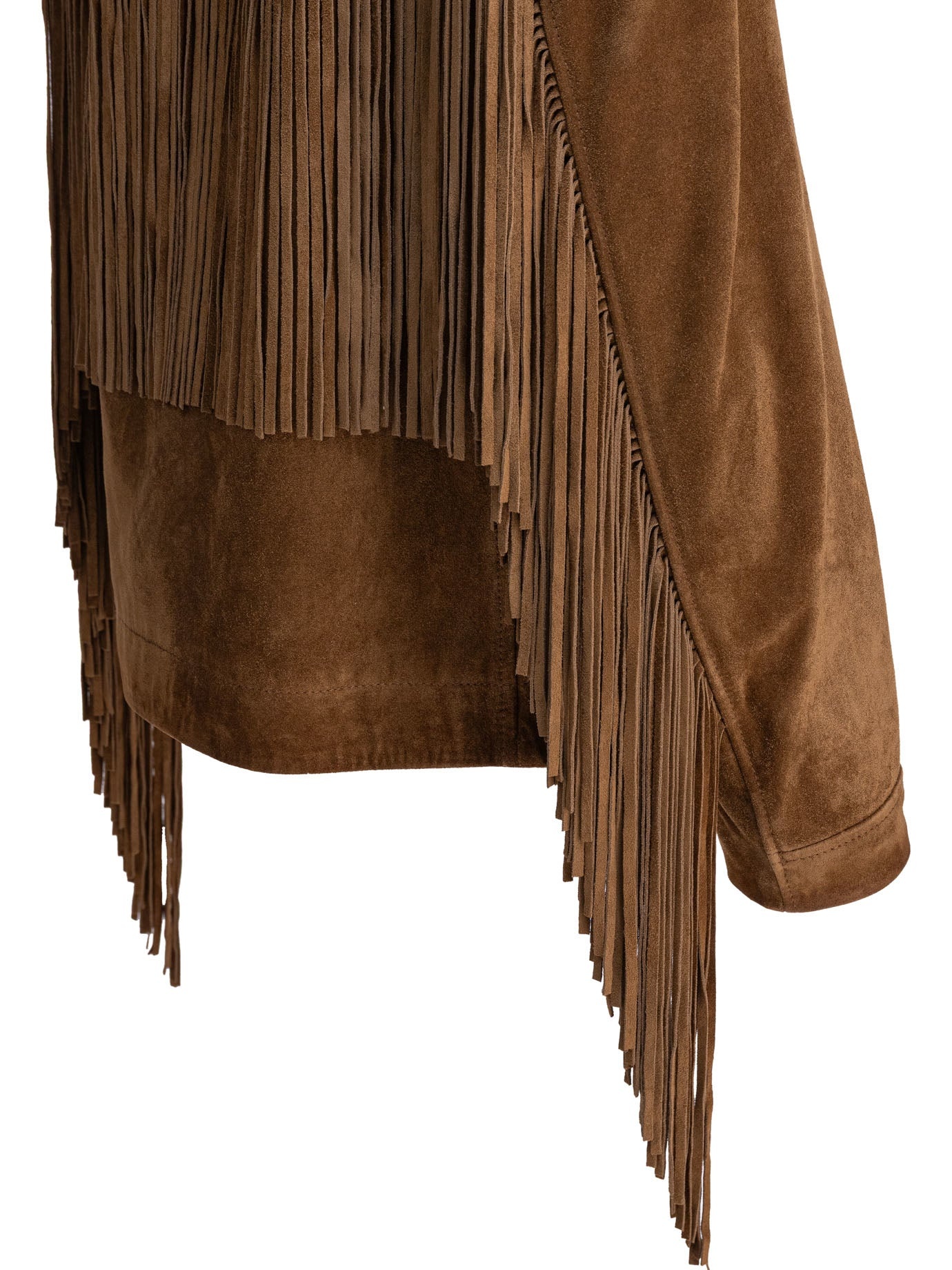 Golden Goose Journey W'S Jacket With Fringes In Waxed Calf Leather - 4