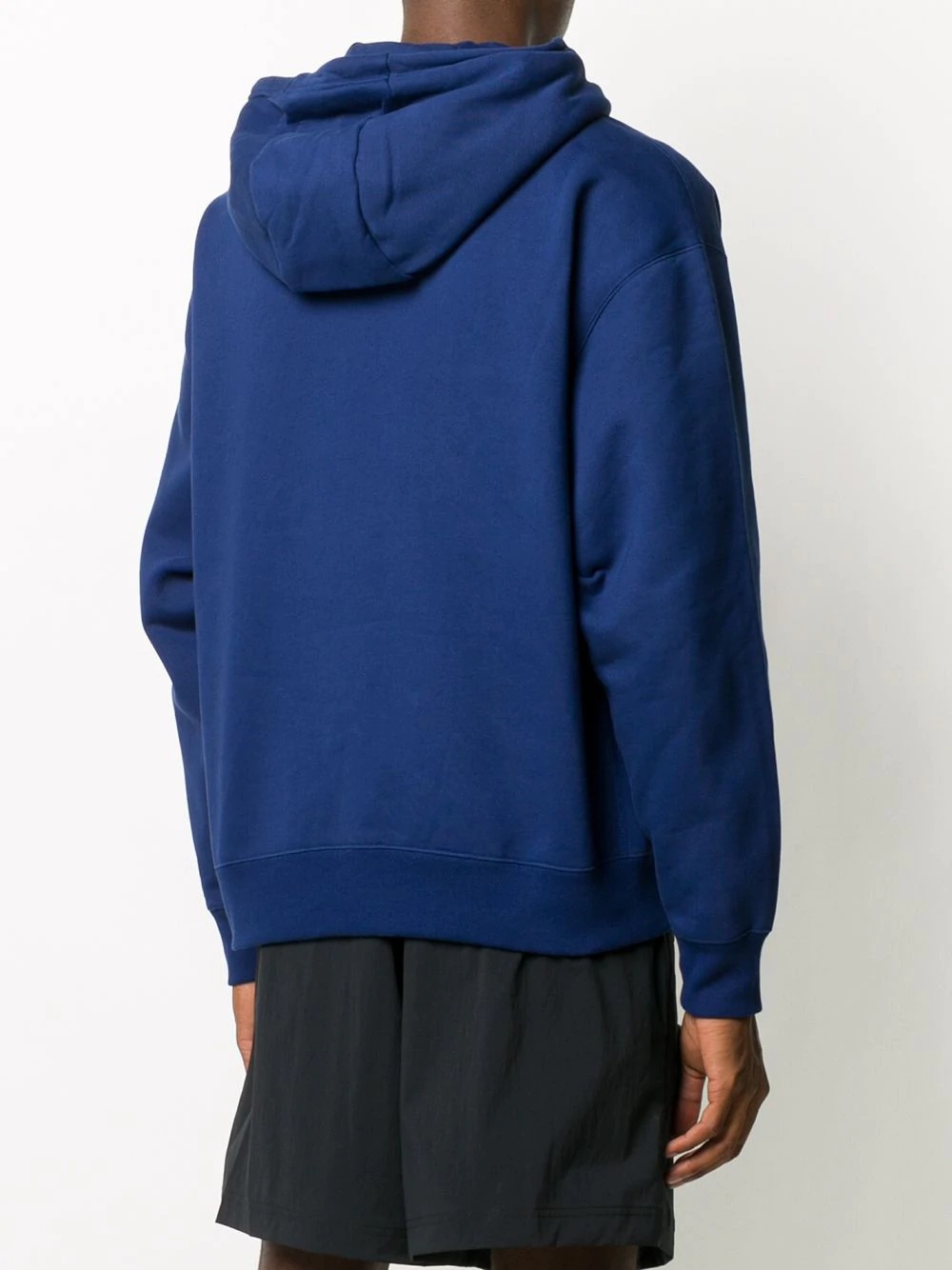 logo-embroidered hooded sweatshirt  - 4