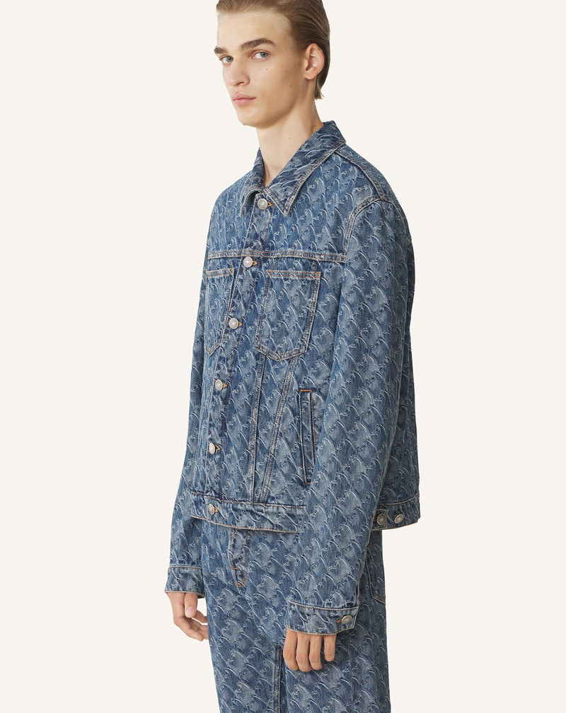LUNAR YEAR JACQUARD DENIM JACKET 3