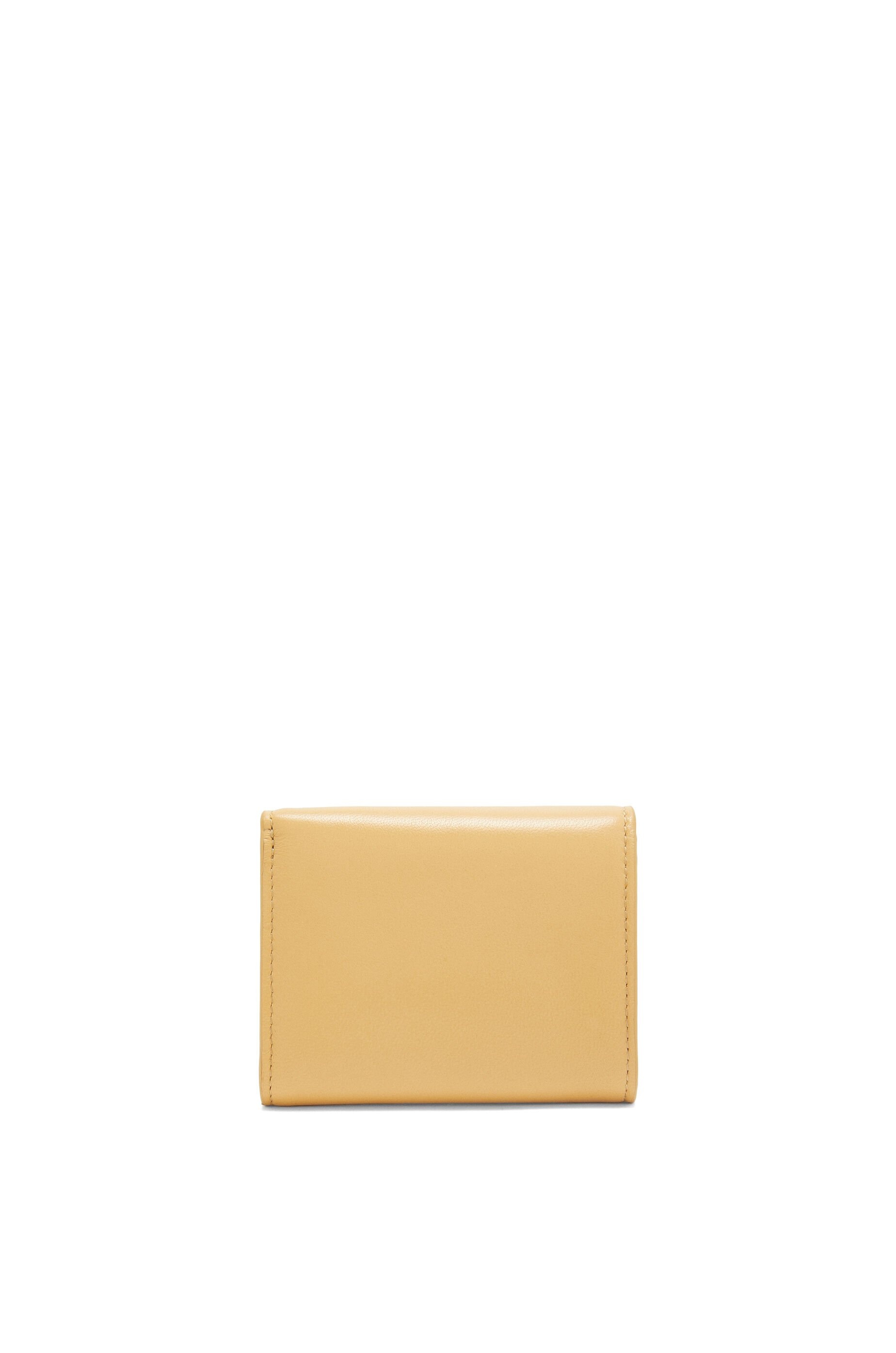 Puffer Anagram trifold wallet in shiny nappa calfskin - 5