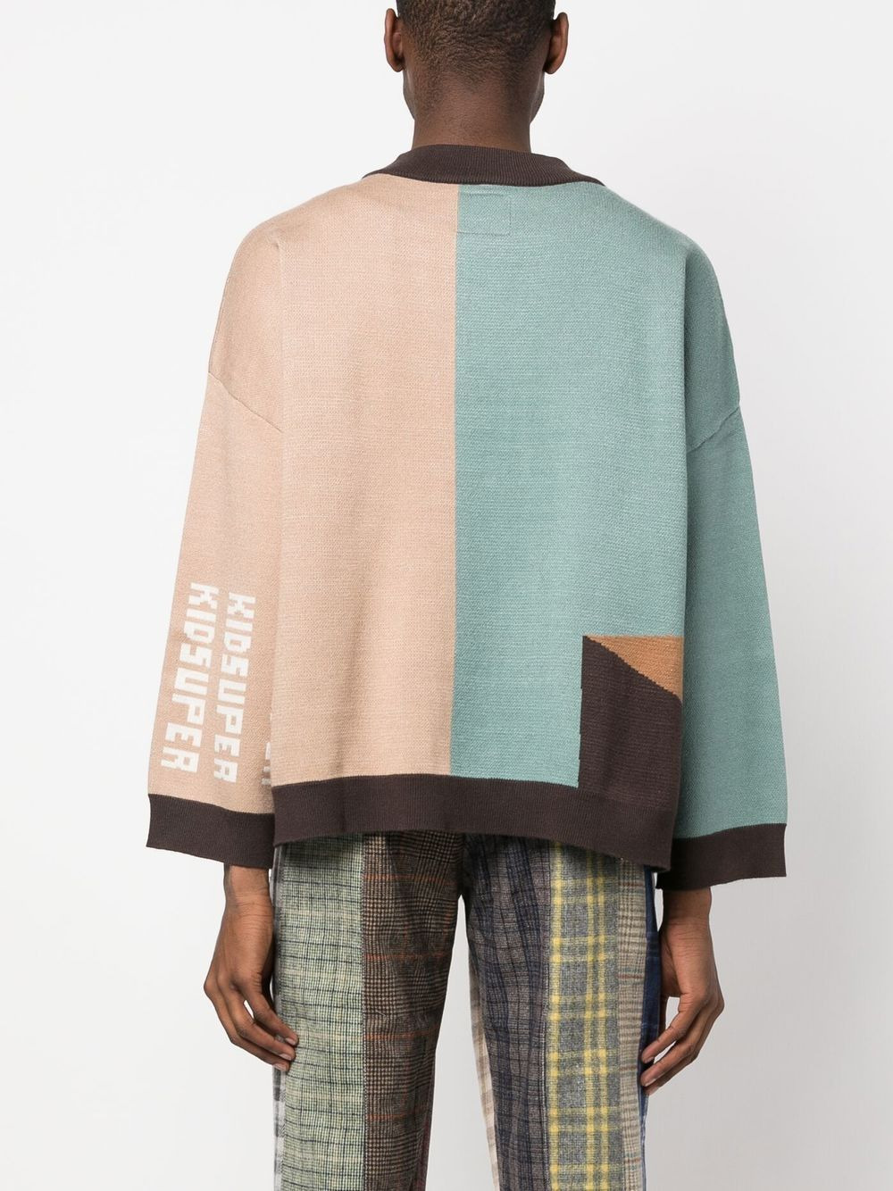 intarsia knit jumper - 4