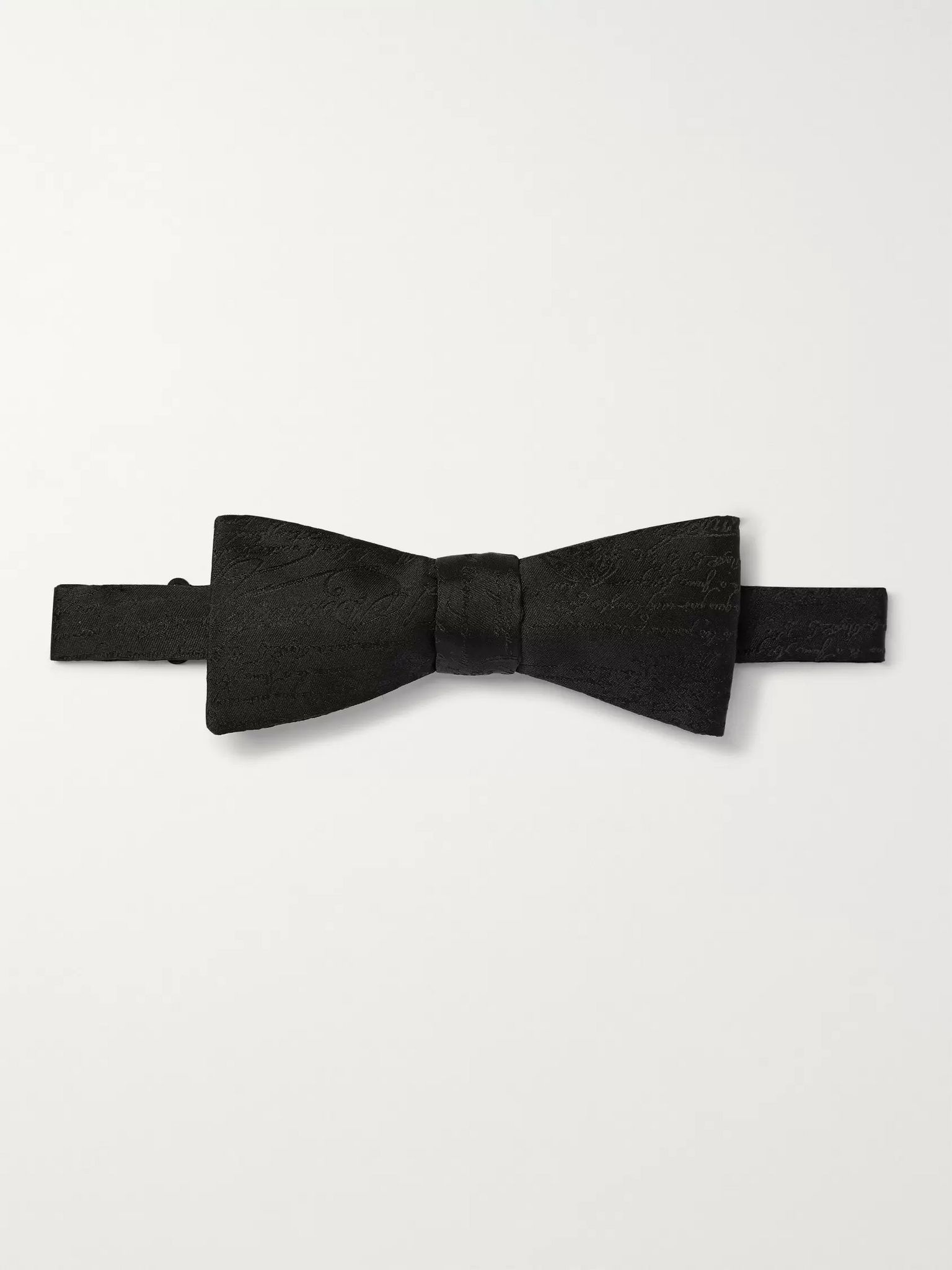 Scritto Pre-Tied Silk-Jacquard Bow Tie - 1