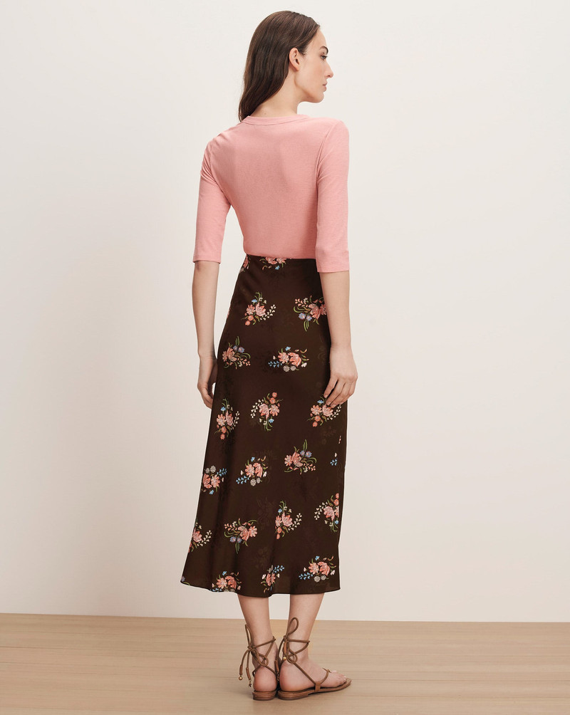 CLOVER FLORAL MIDI SKIRT 6