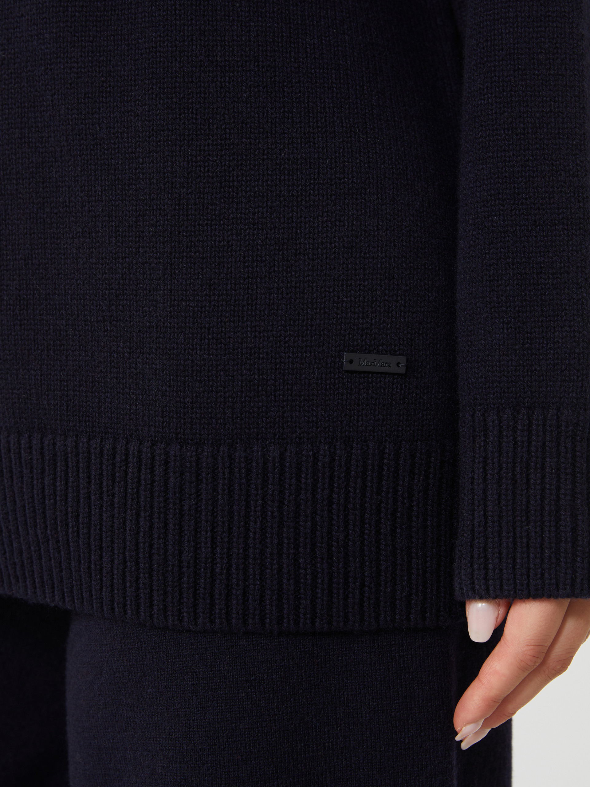 LIANA Wool and cashmere hooded sweatshirt - 6