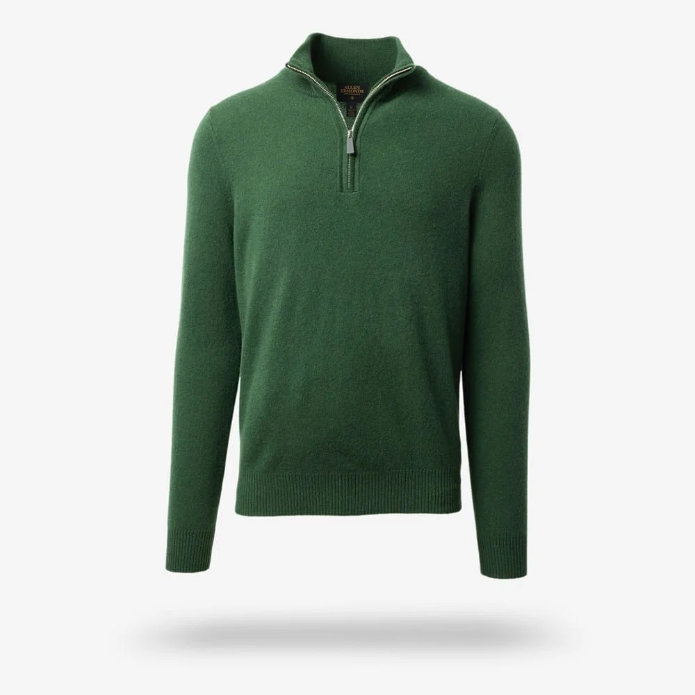 Cashmere Quarter-zip Sweater - 1
