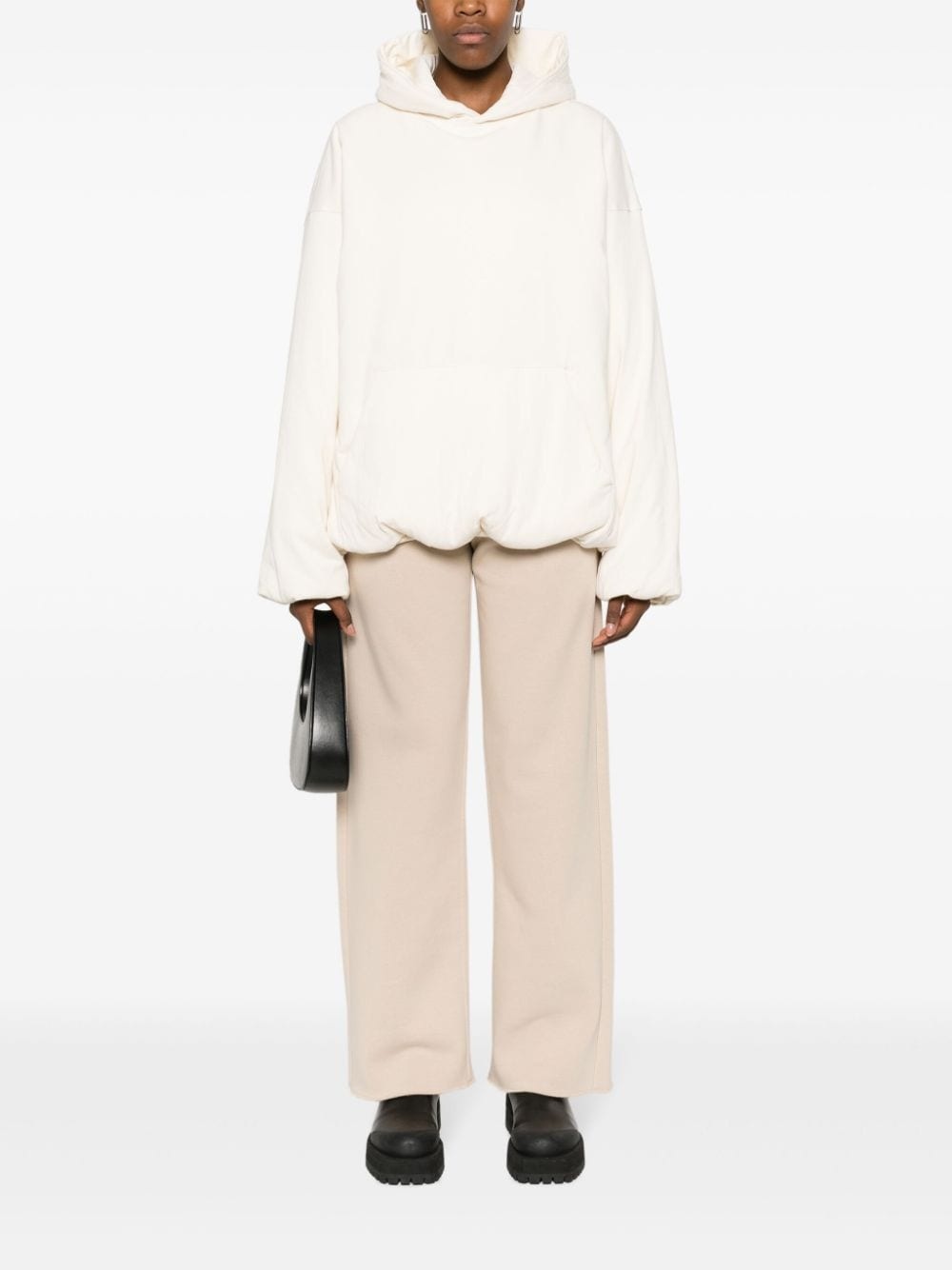 signature numbers-motif wide-leg trousers - 2