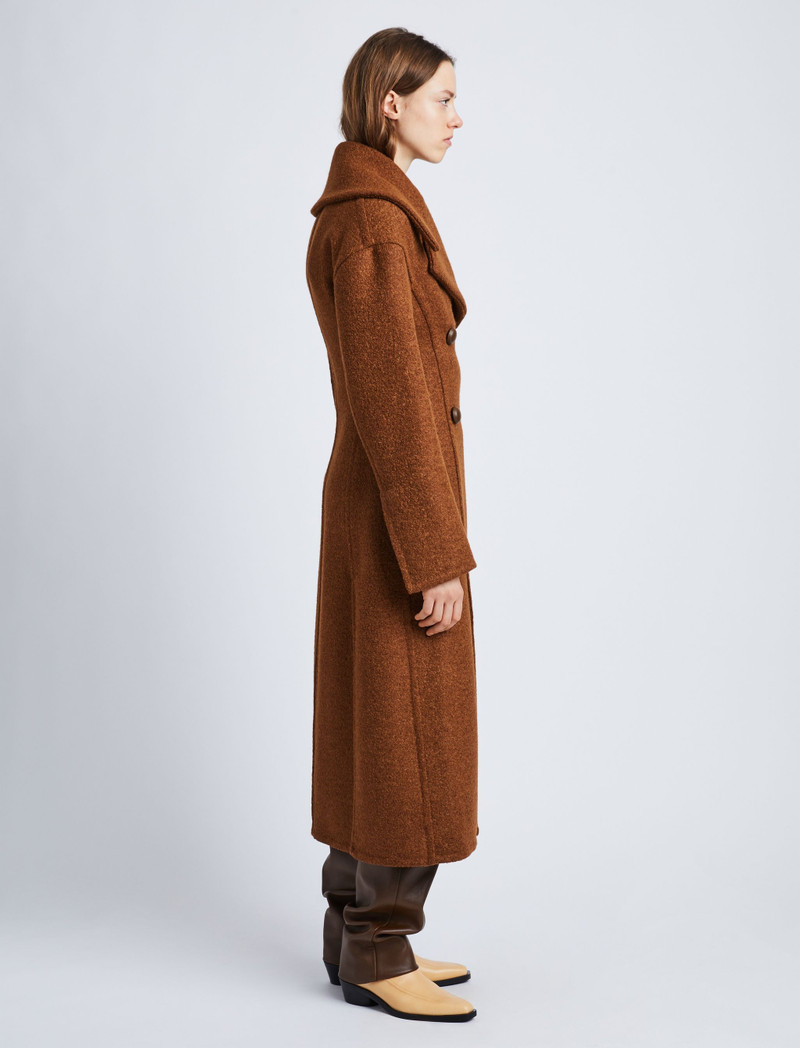 Proenza Schouler Double Face Llama Wool Coat outlook