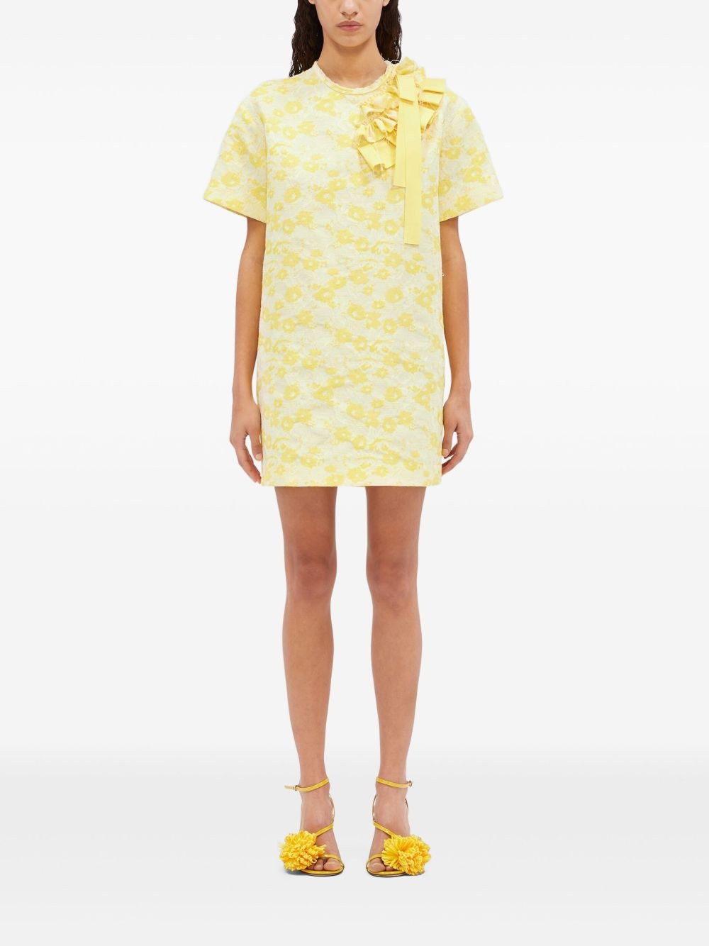 floral-print dress - 3