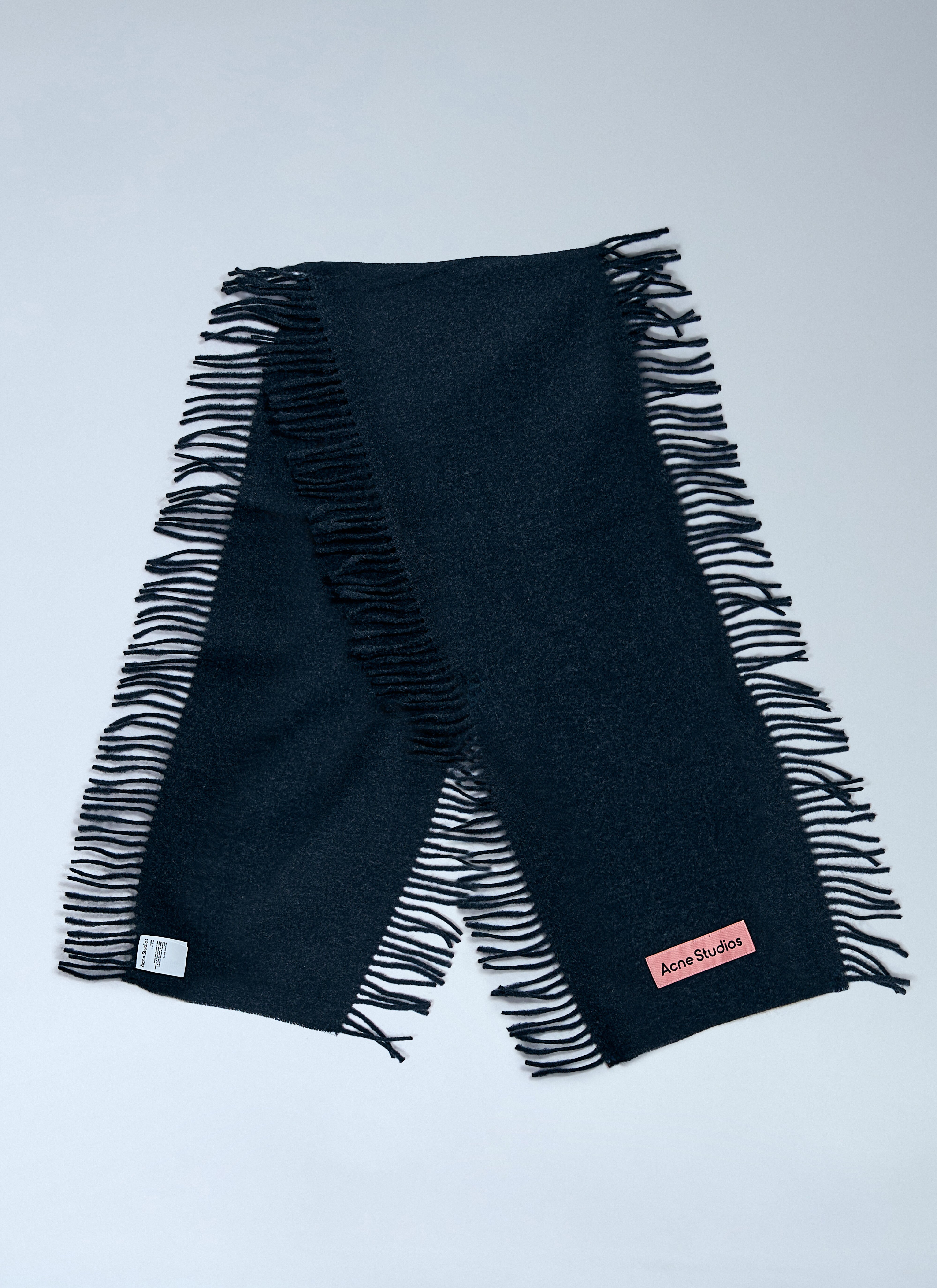 Fringe Wool Scarf - 2