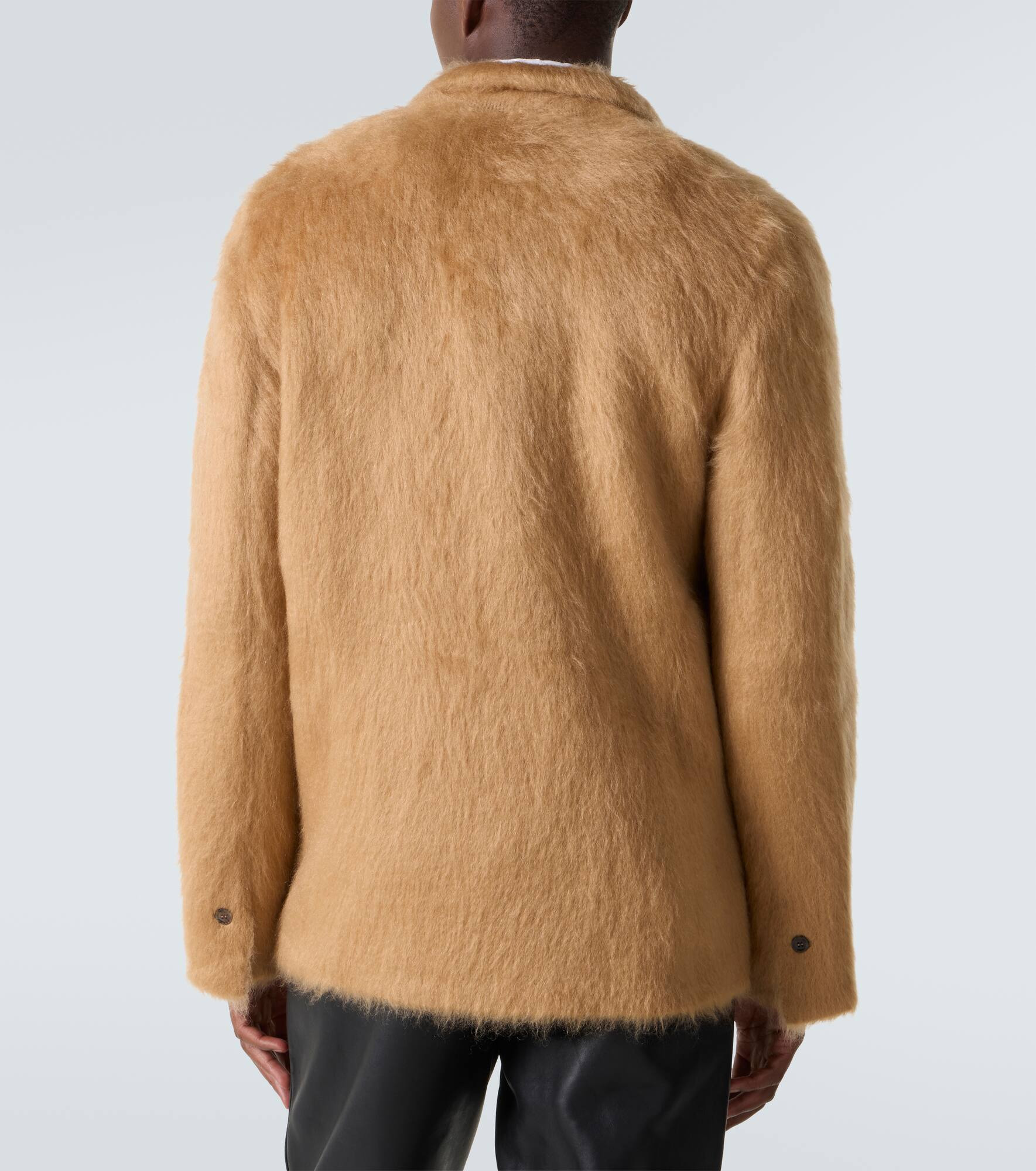Cashmere, mohair, and silk blazer - 4