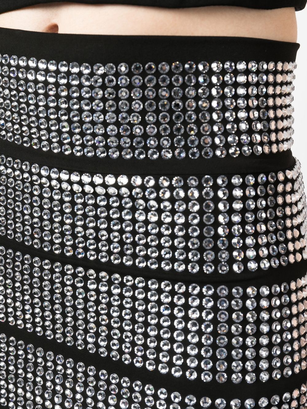crystal-embellished mini skirt - 5