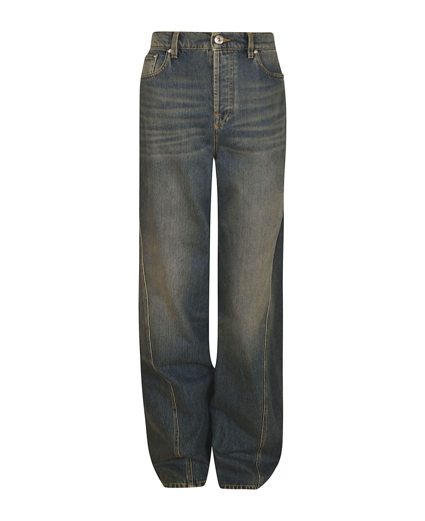 Long Buttoned Jeans - 1