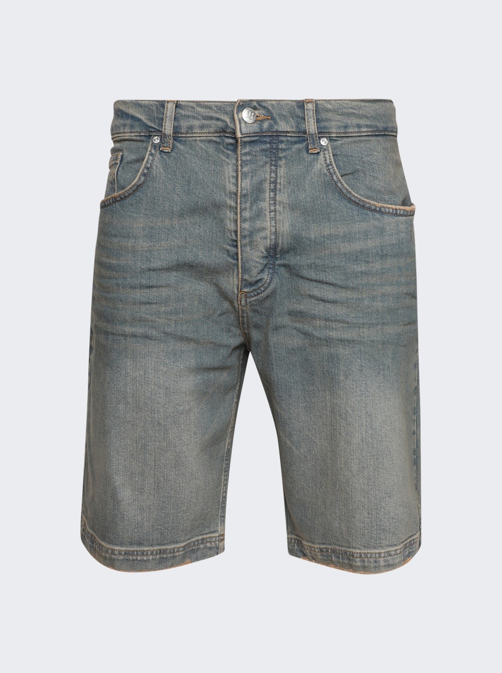 Baggy Denim Shorts Blue - 1