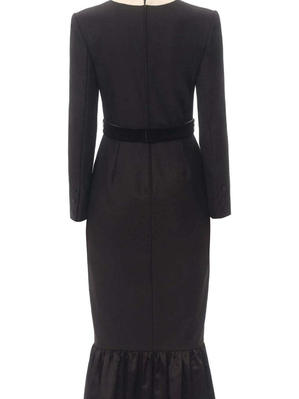 bow-detail midi dress - 3