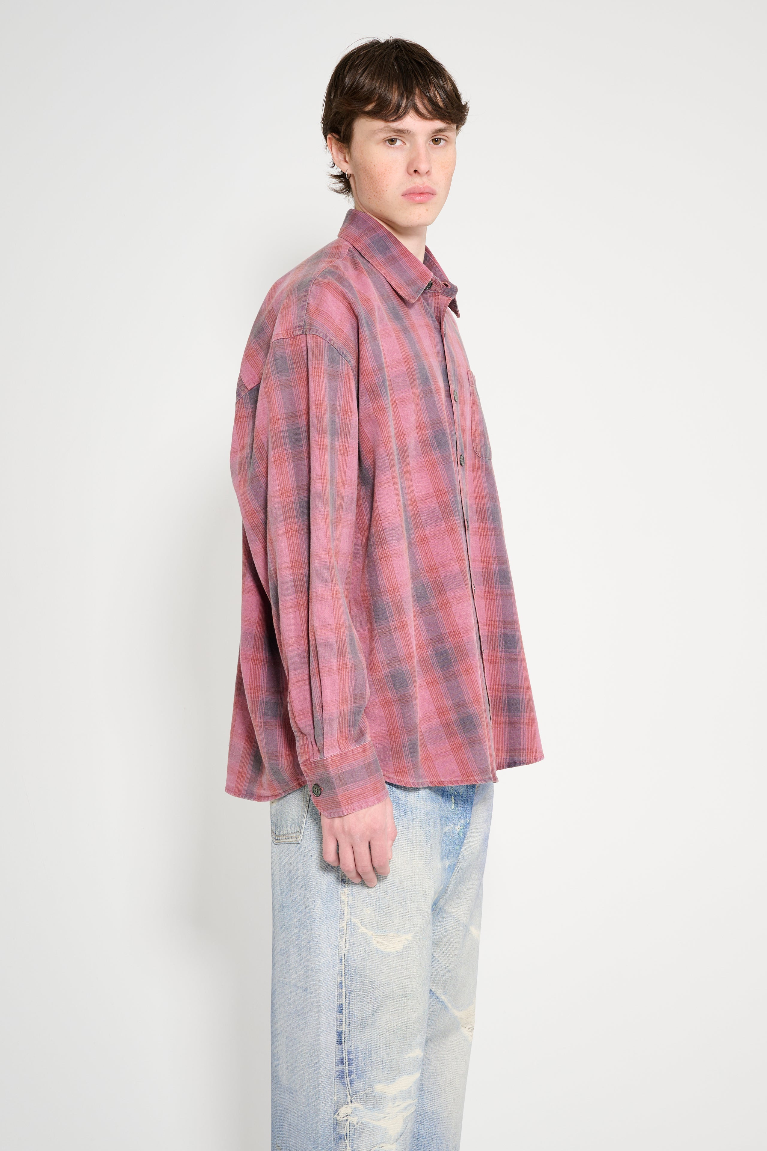OUR LEGACY BORROWED SHIRT IDAHO FLANNEL CHECK - 4