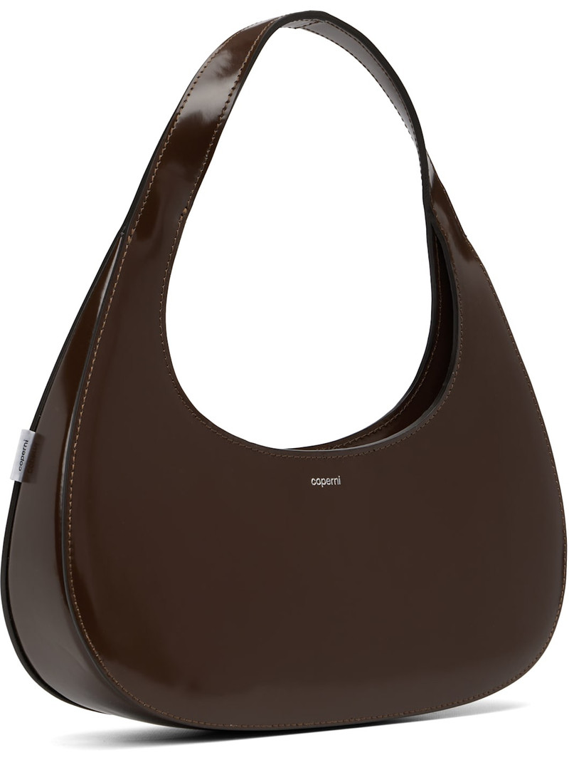 COPERNI Brown Slim Swipe Baguette Bag outlook