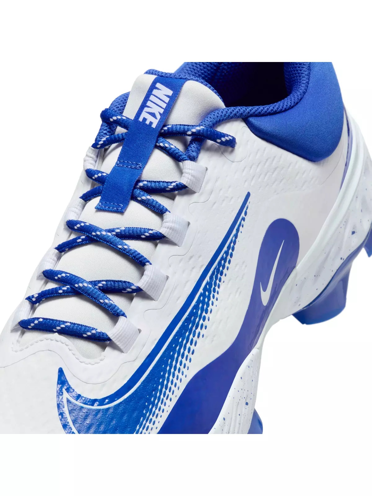Alpha Huarache Elite 4 Low MCS "White/Hyper Royal" Men's Baseball Cleat - 8