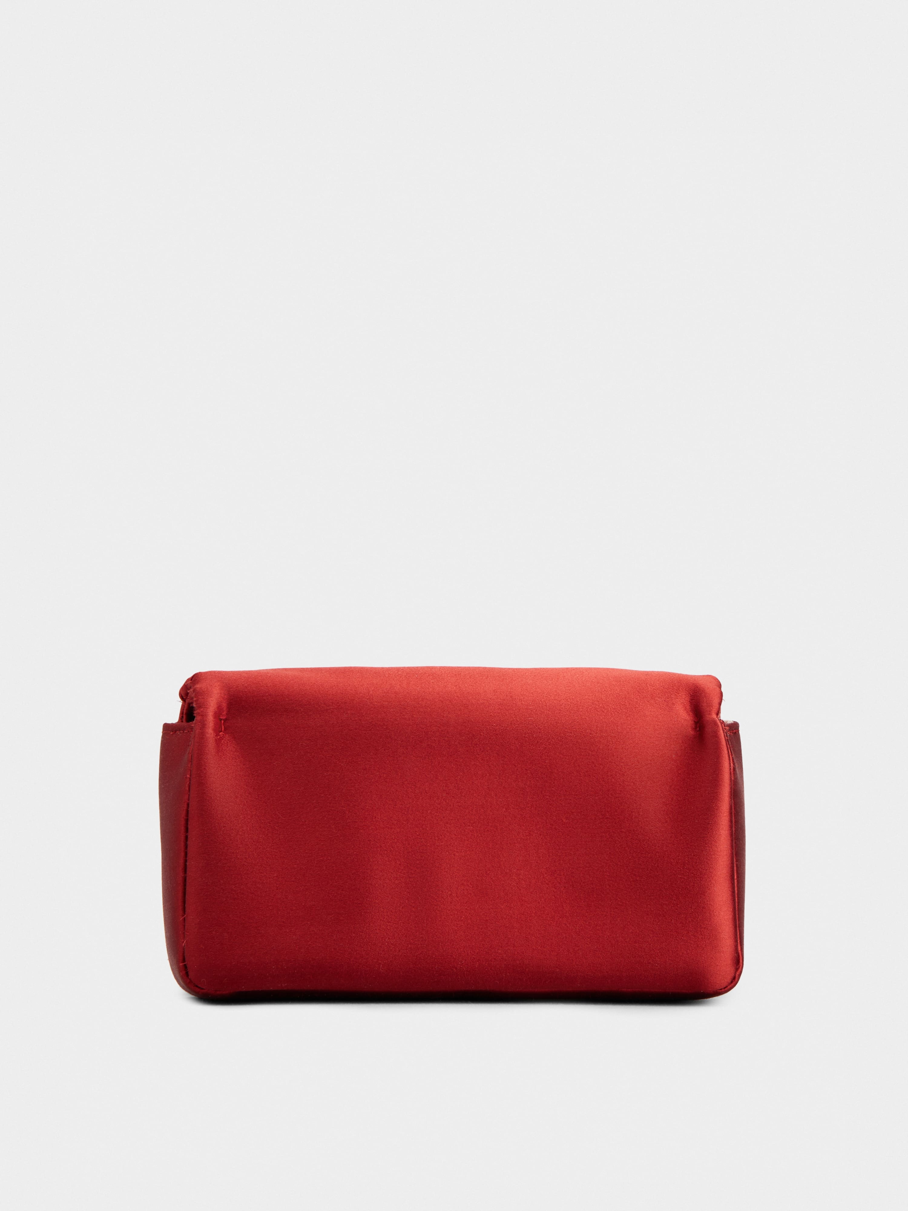 Roger Vivier Viv' Choc Strass Phone Holder in Satin