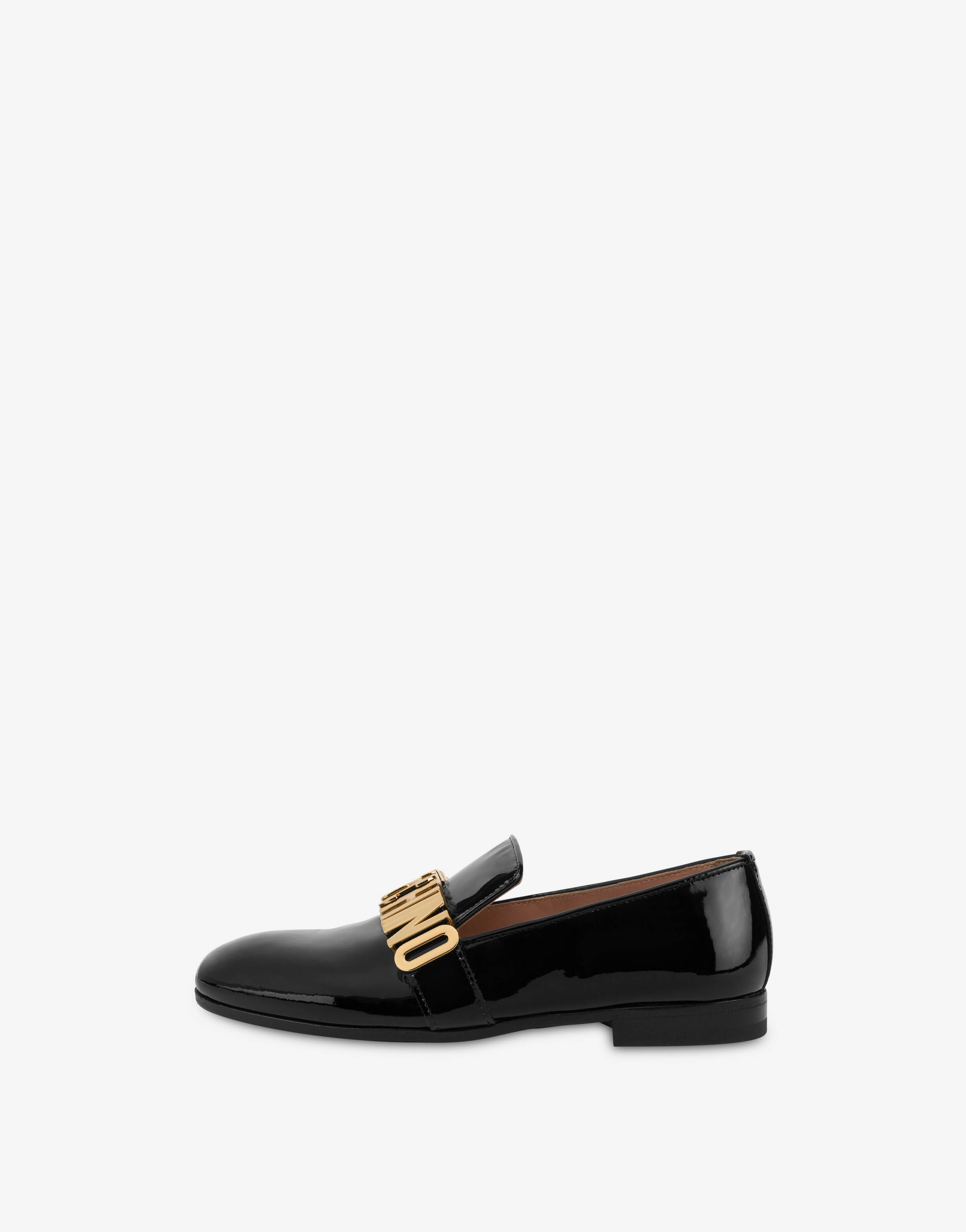 MAXI LETTERING PATENT LEATHER LOAFERS - 2