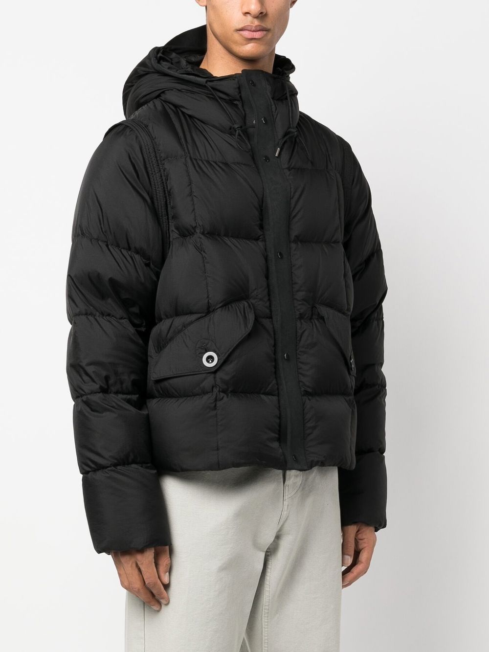 padded hooded jacket - 3