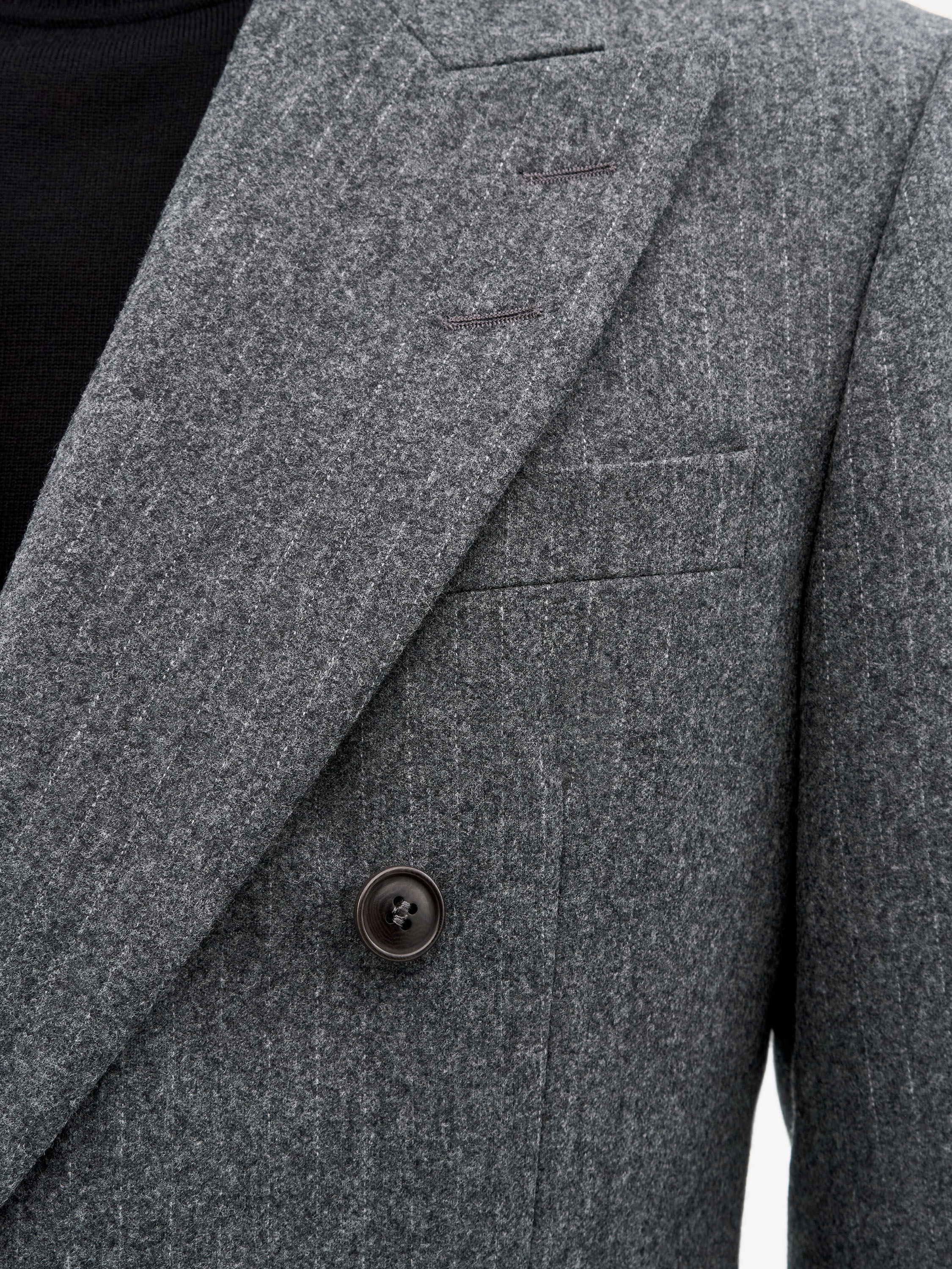 Joachim Pinstripe Wool Jacket - 6