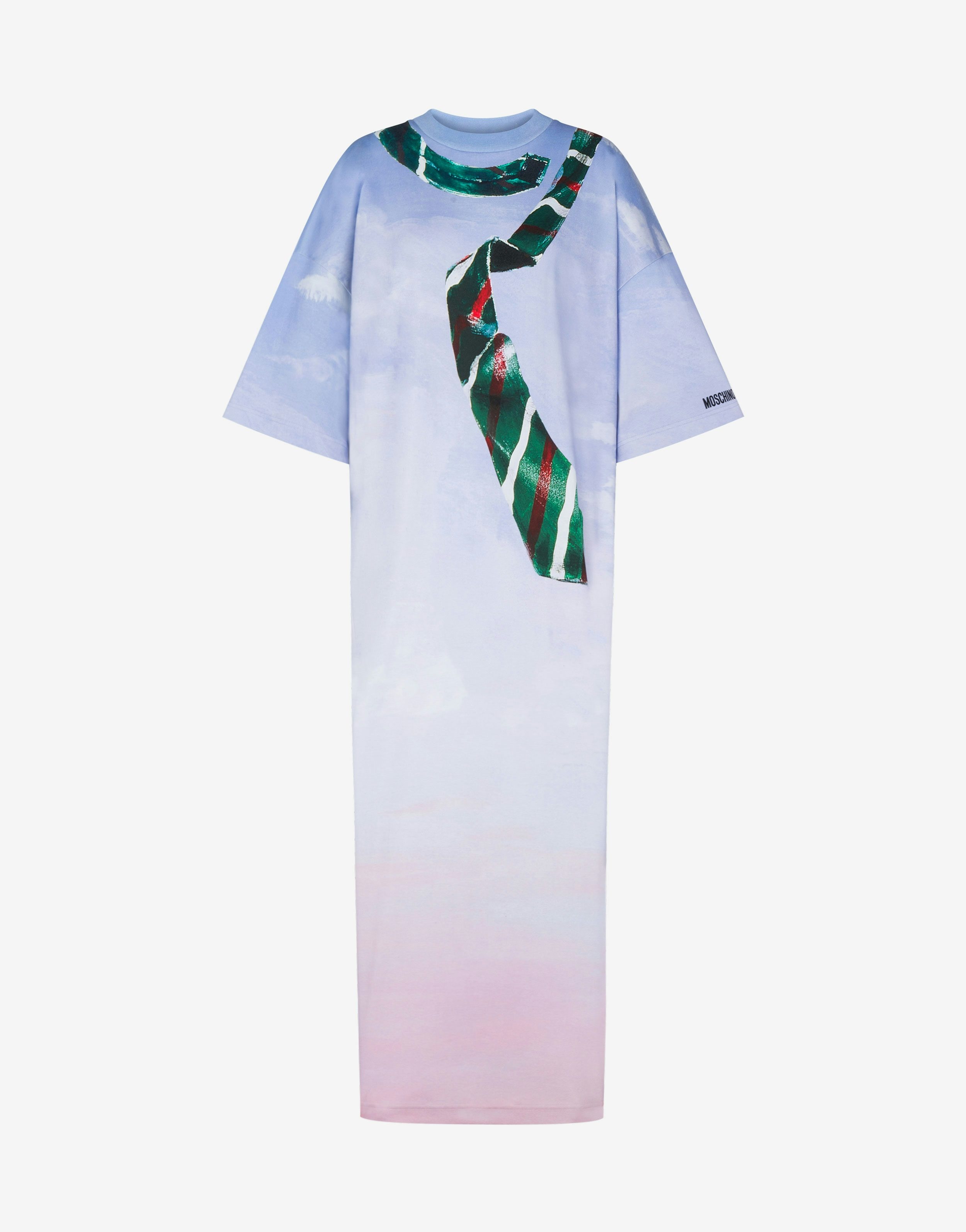 DRESS IN INTERLOCK COTTON ""IN THE CLOUD"" - 1
