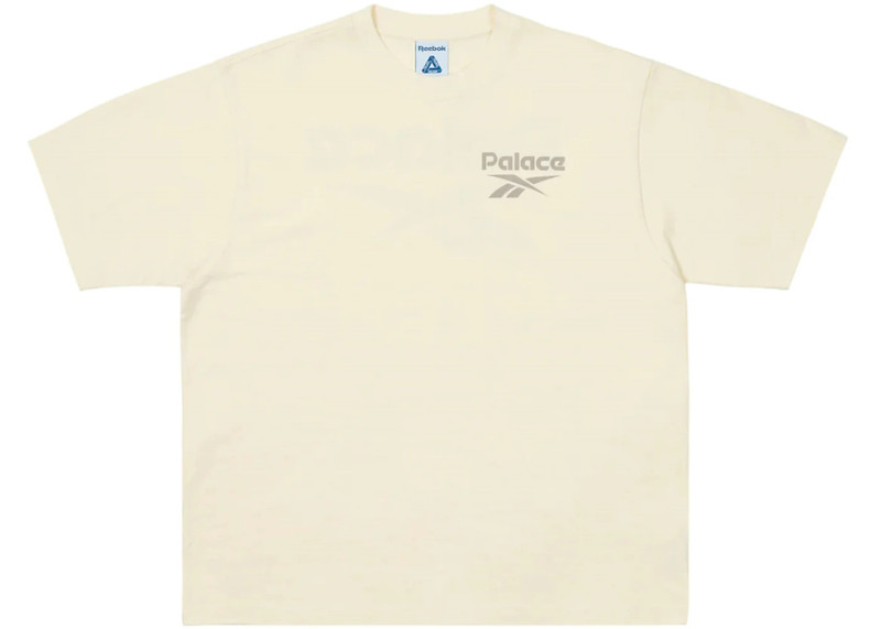 PALACE Palace x Reebok T-shirt Off White outlook