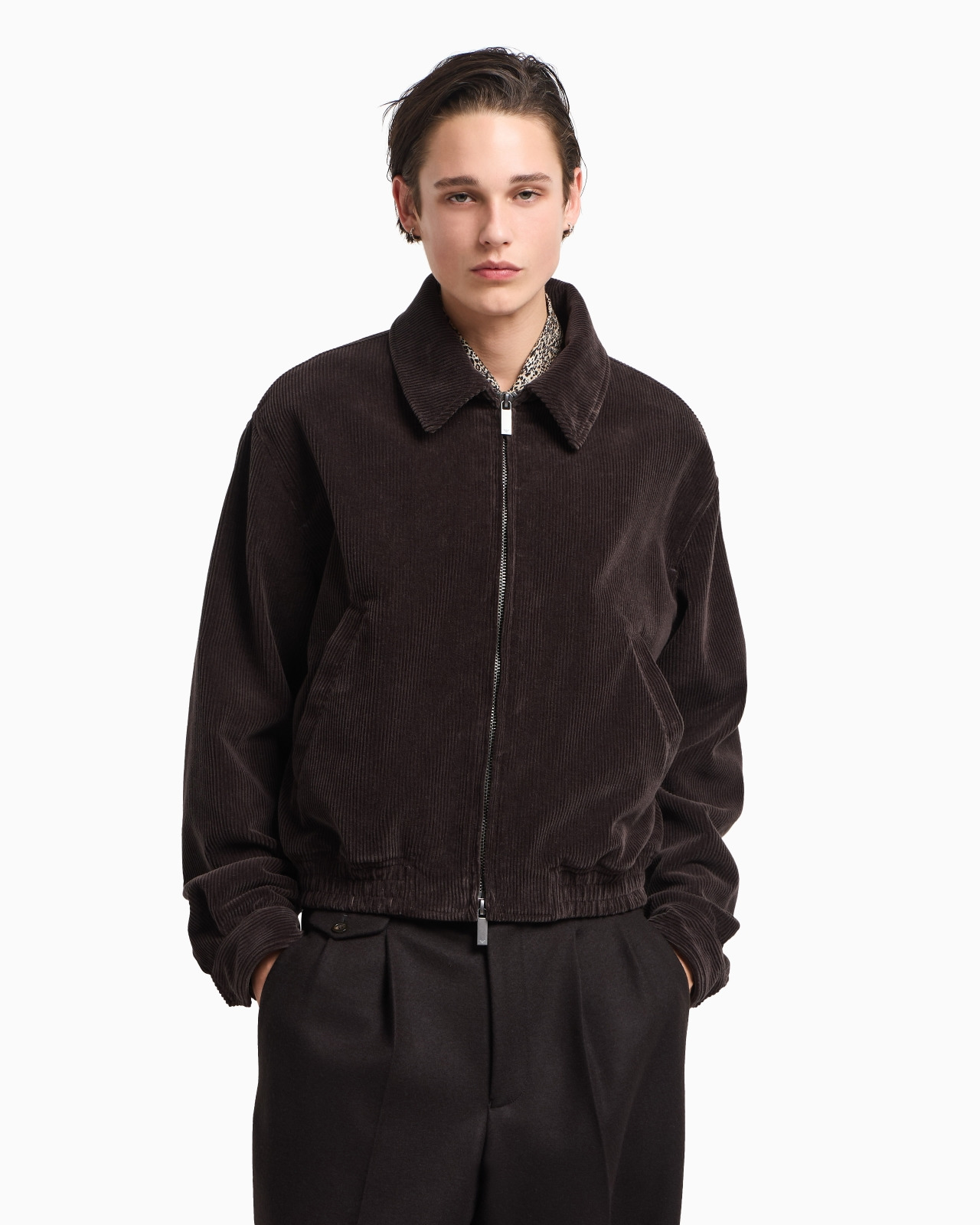 CORDUROY ZIP-UP BLOUSON - 4