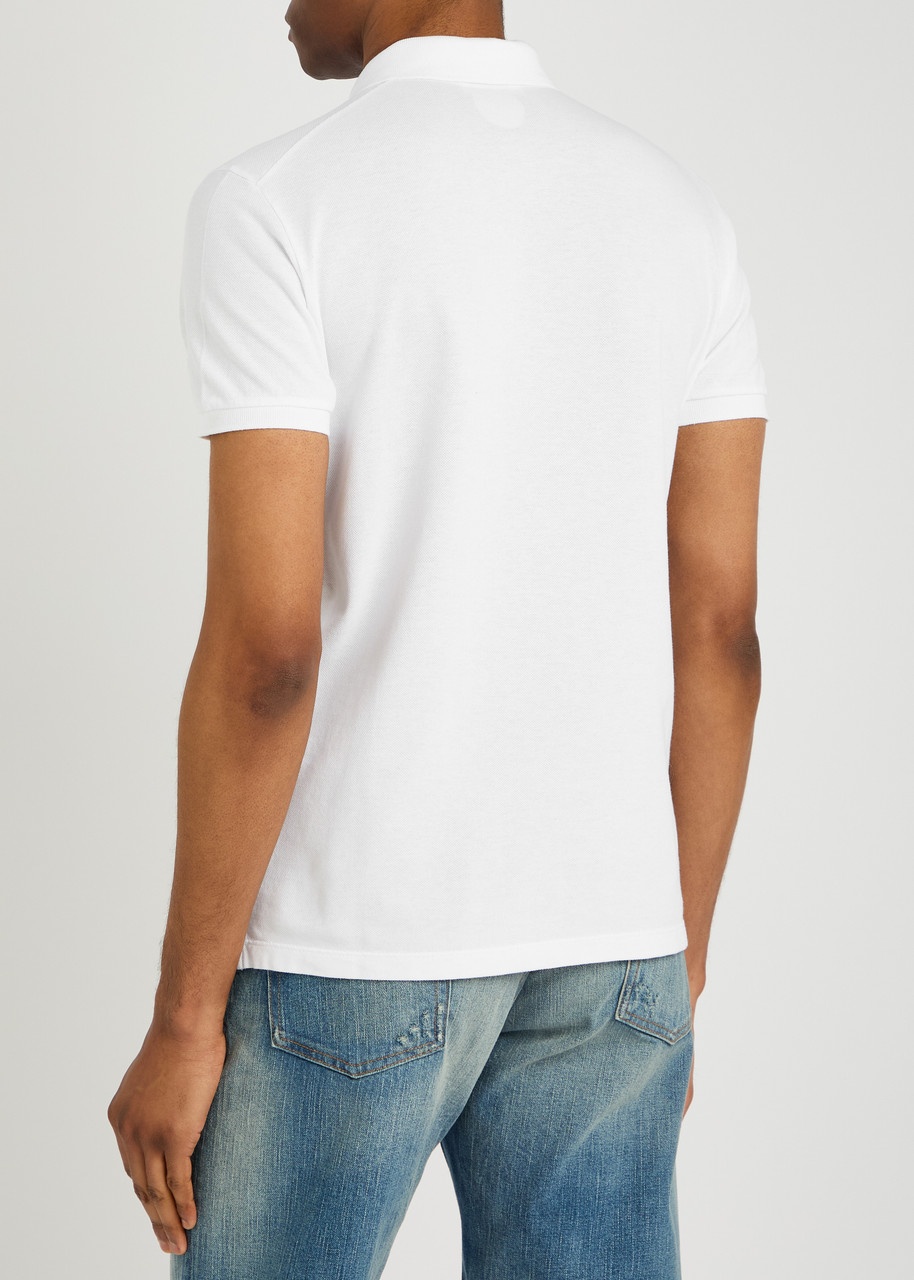 DSQUARED2 Logo Piqué Cotton Polo Shirt - 3