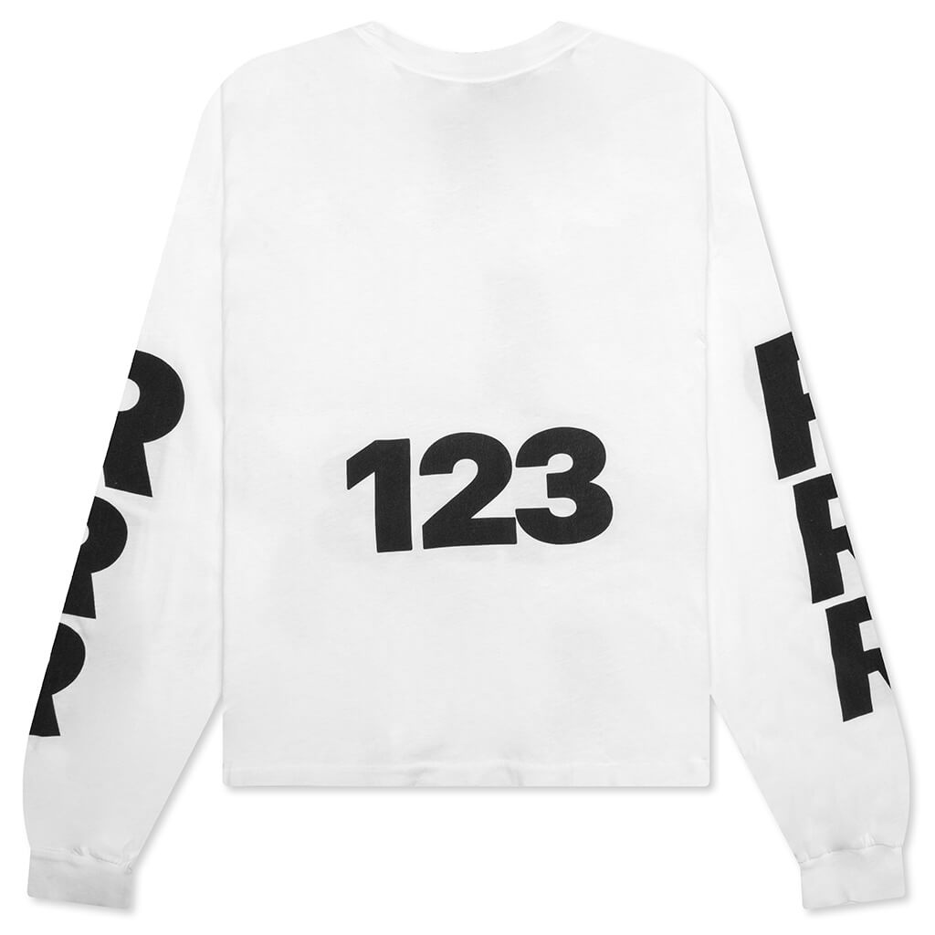 USO 123 GARDEN L/S TEE - MAX WHITE - 2