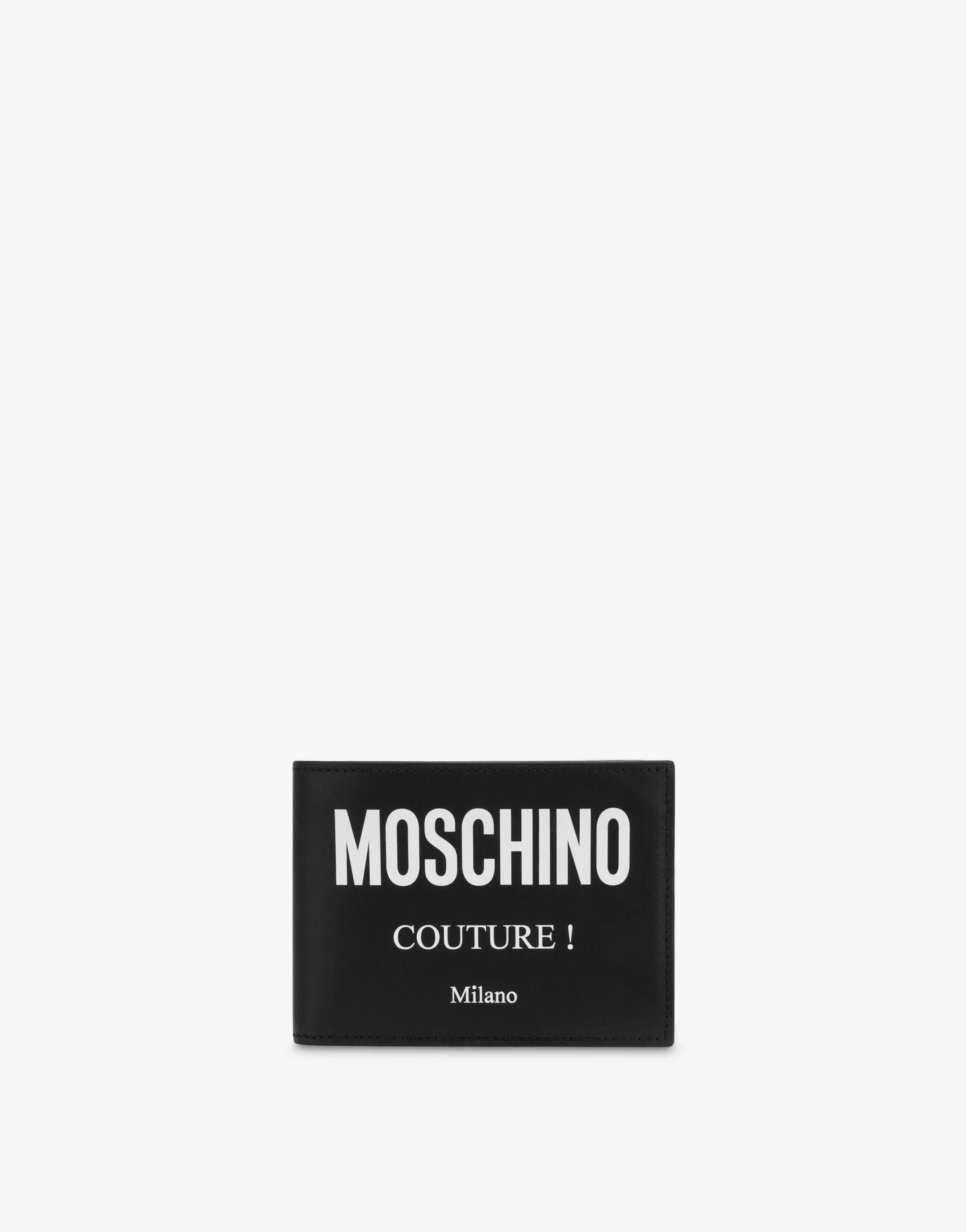 MOSCHINO COUTURE LEATHER WALLET - 1