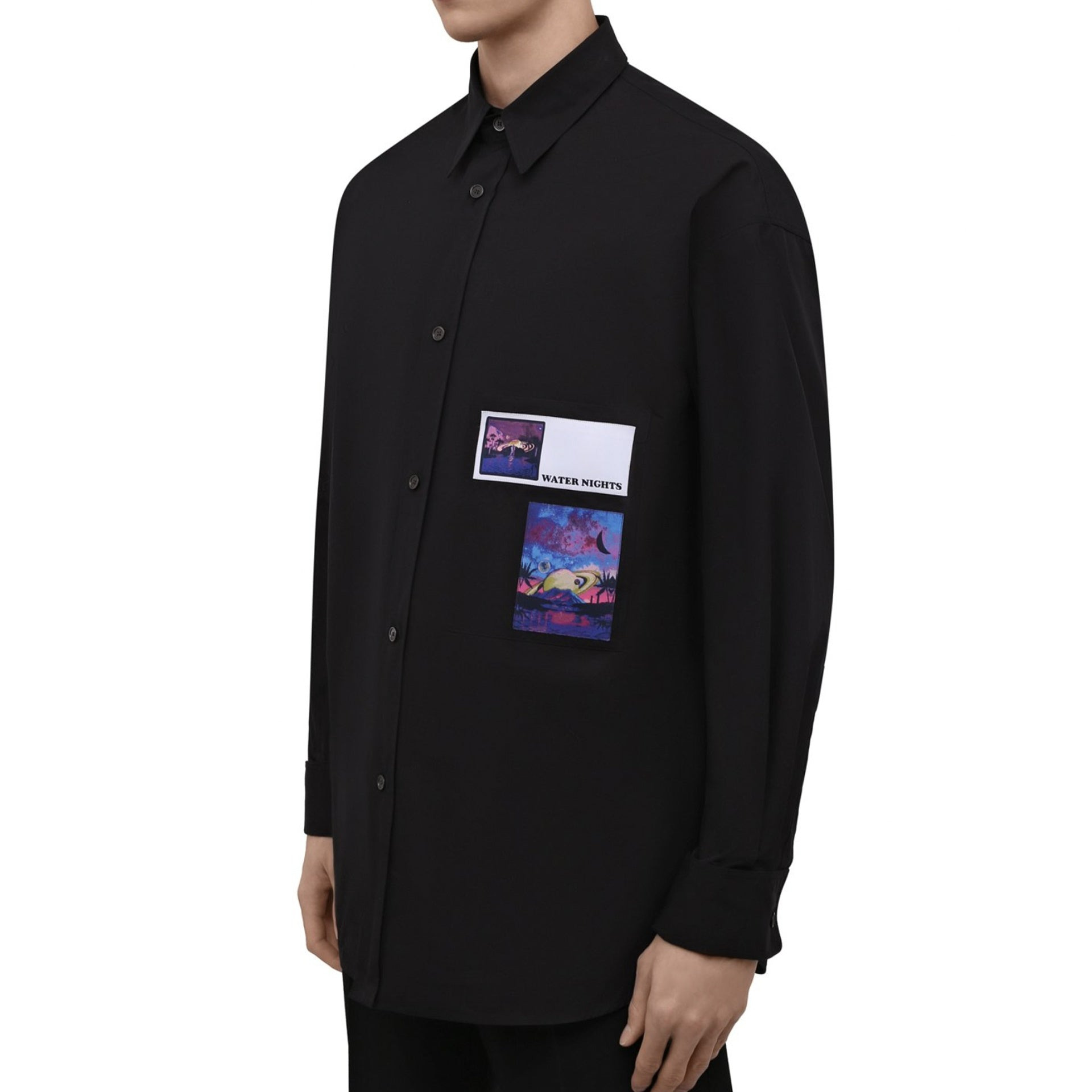 Valentino Garavani Water Nights Patches Shirt Men - 2