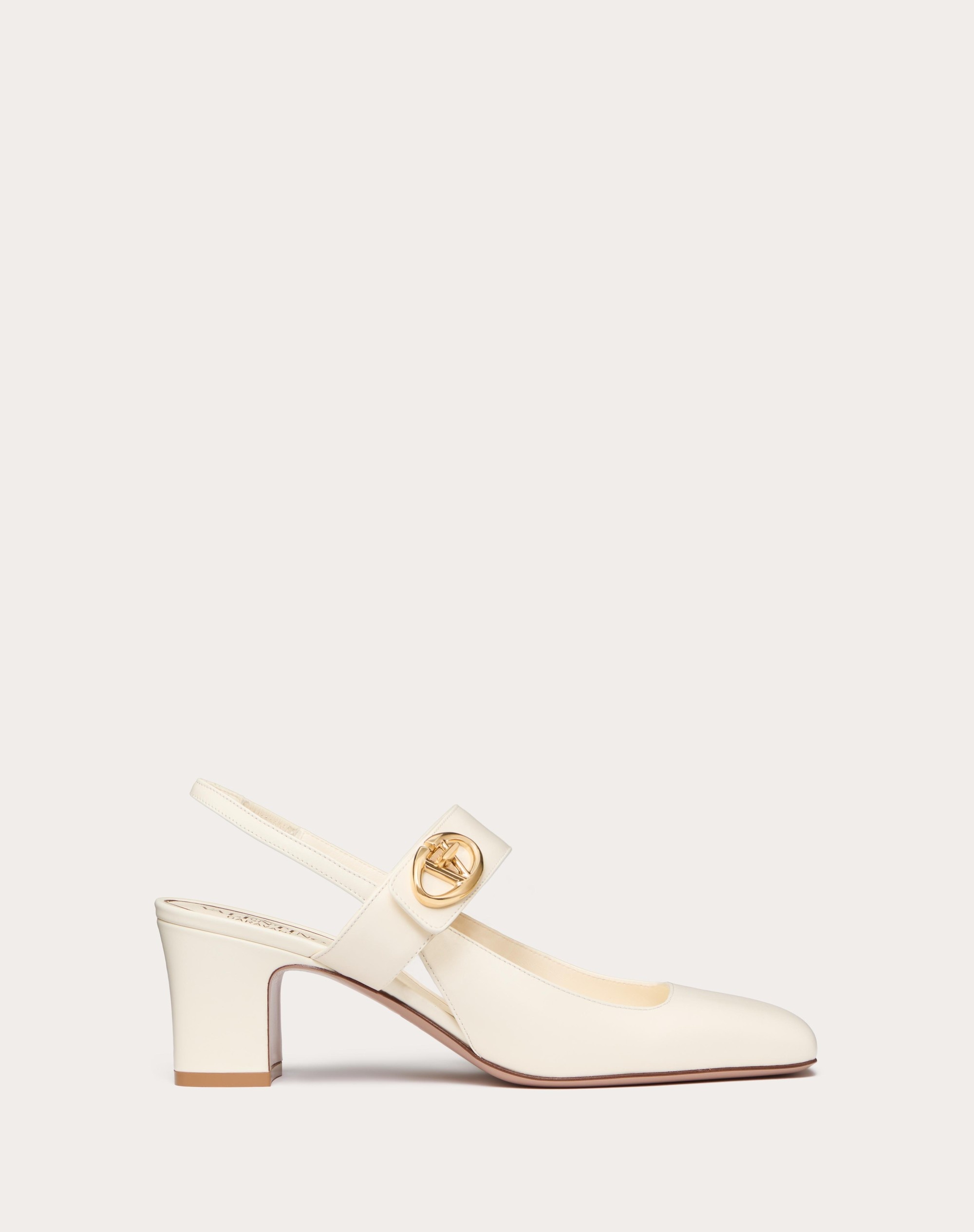 VLOGO LOCKER MARY-JANE SLINGBACK PUMPS IN CALFSKIN 60MM - 1