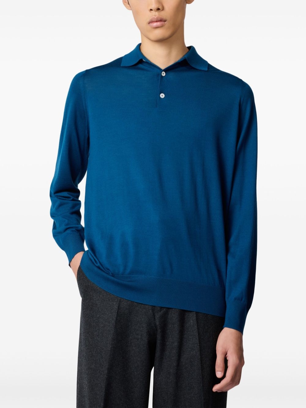 T15 wool polo shirt - 2