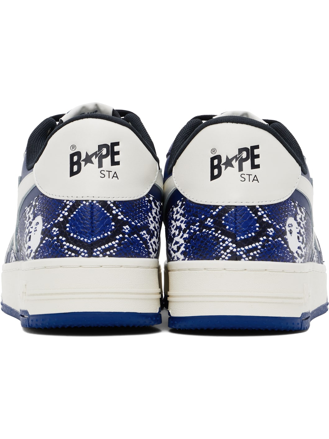 SSENSE Exclusive Blue & White Tape STA Sneakers - 2