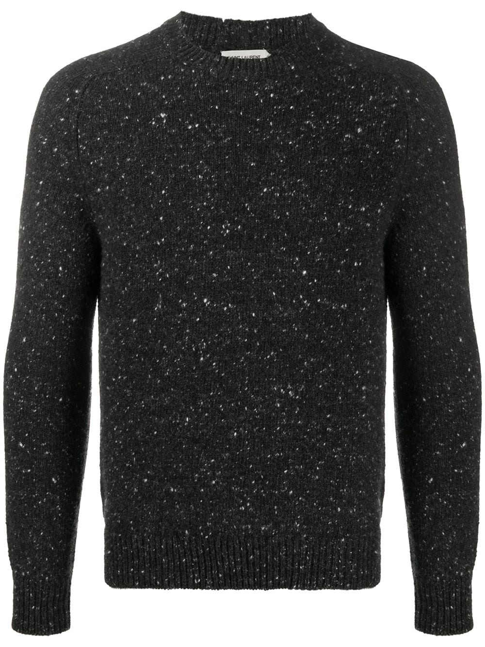 round-neck knitted jumper  - 1