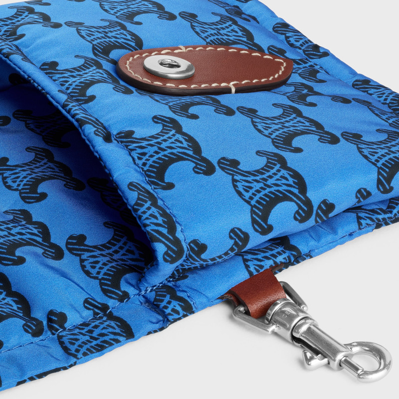 KEYRING CARD HOLDER CELINE PADDED IN NYLON AND CALFSKIN 5