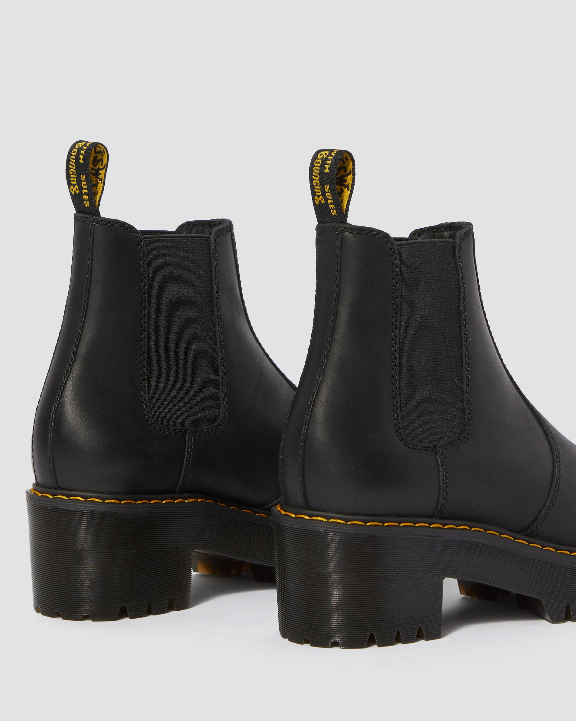 Rometty Wyoming Leather Platform Chelsea Boots - 6