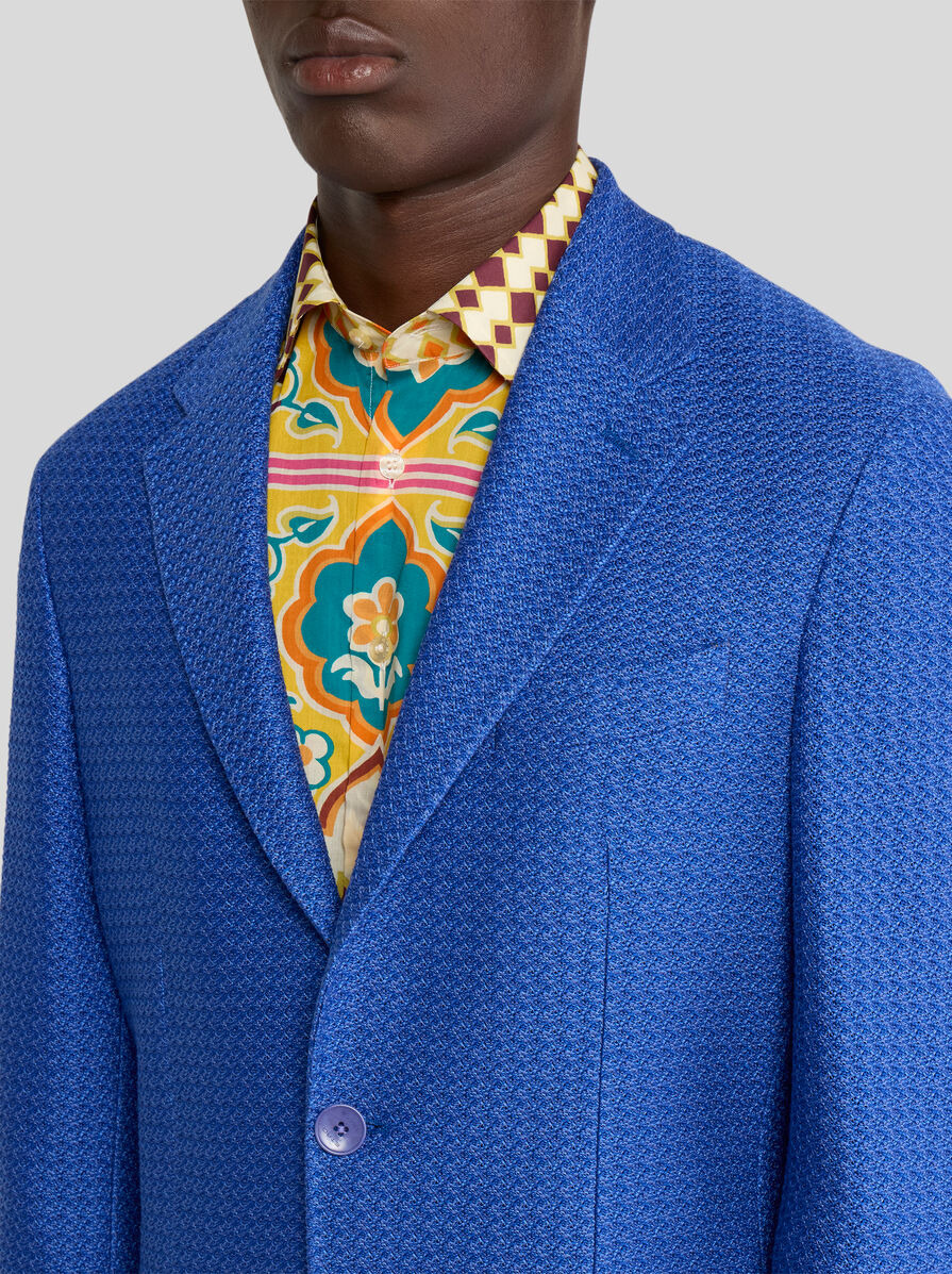 WOVEN JERSEY JACKET - 2