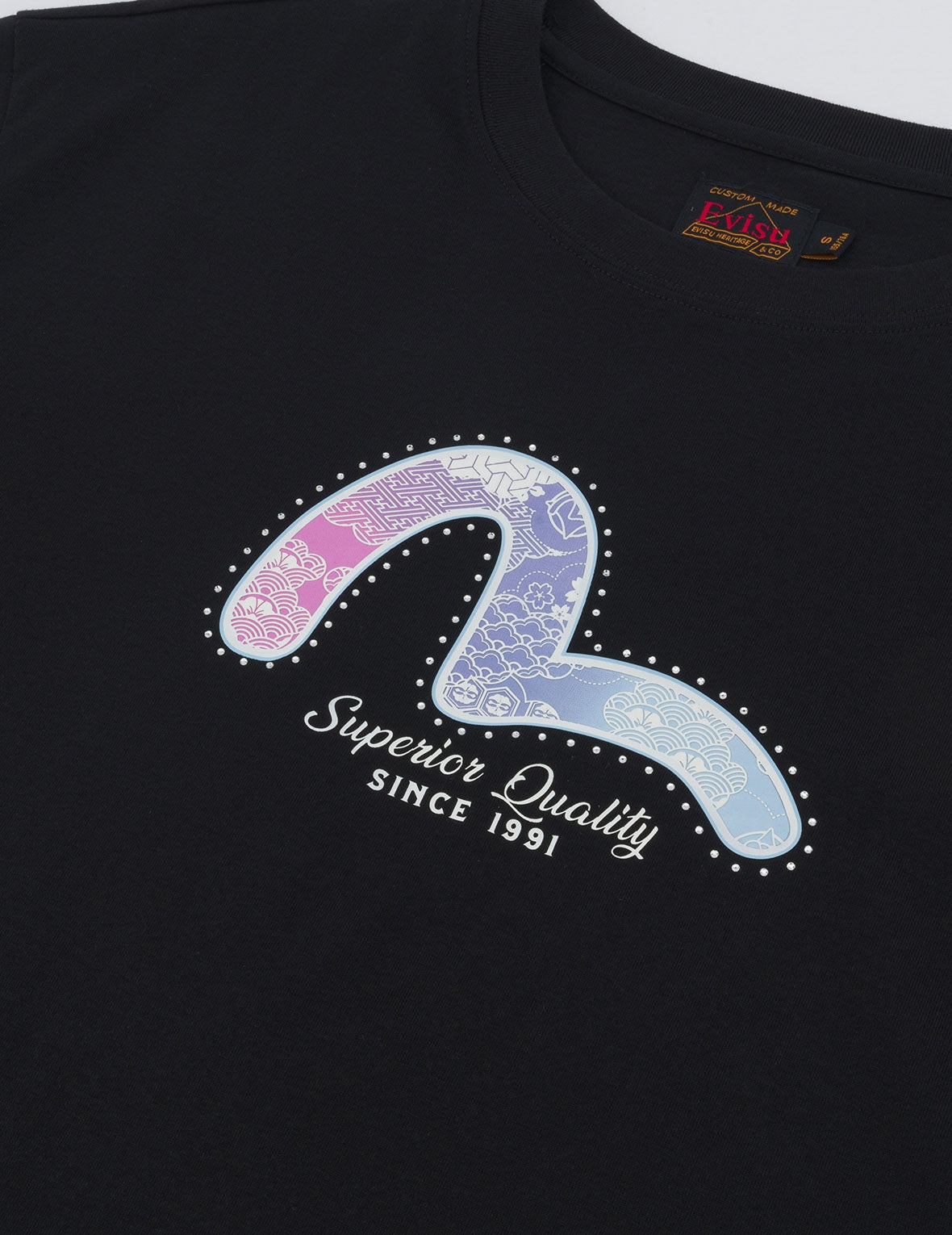 Seagull Foil Print Boyfriend T-shirt - 5