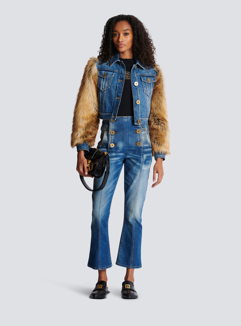 Balmain Bootcut denim jeans outlook