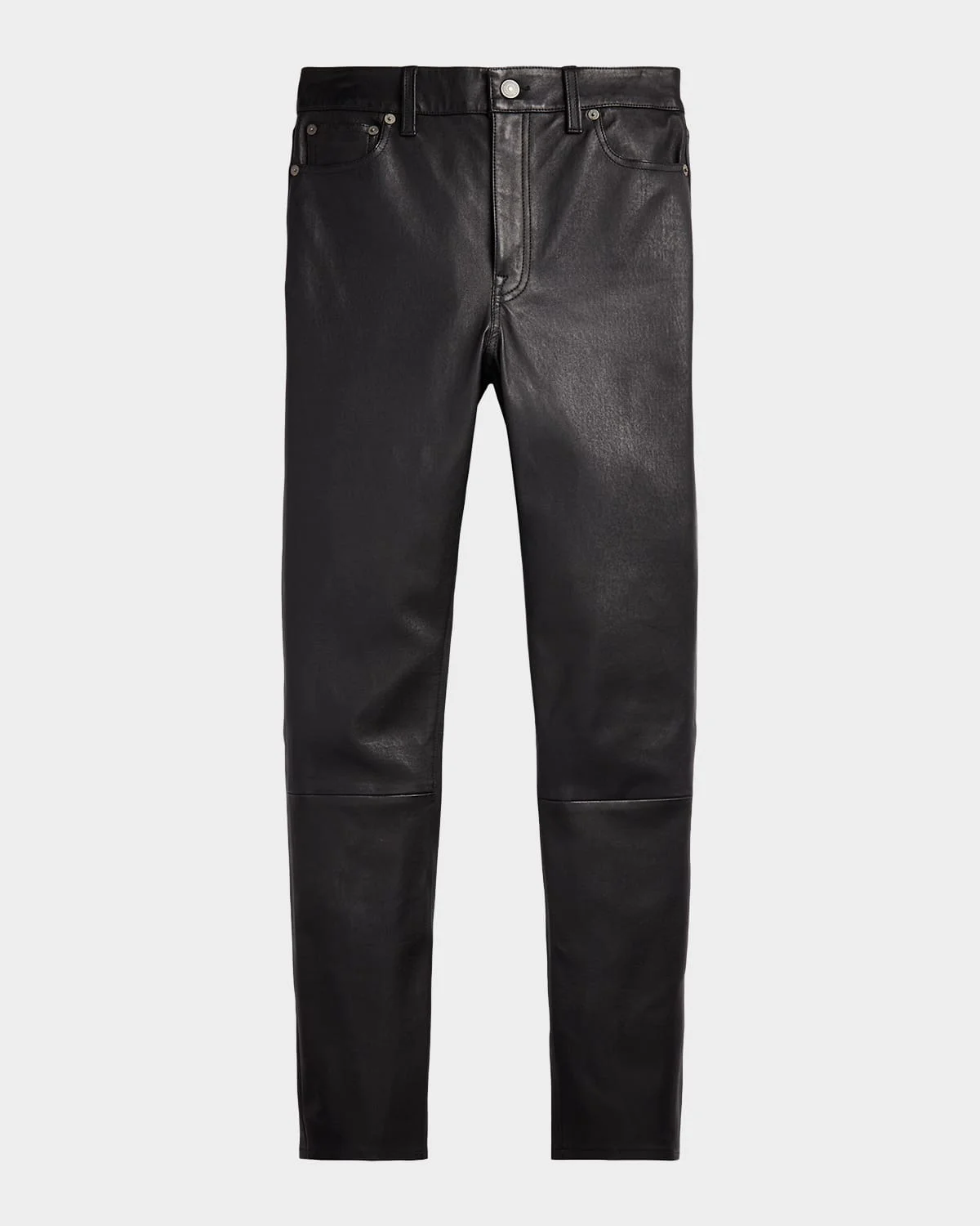 Lambskin 5-Pocket Super-Slim Pants - 1