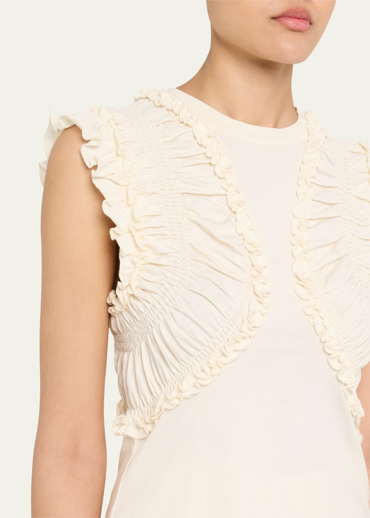 Val Sleeveless Ruffled Top - 4
