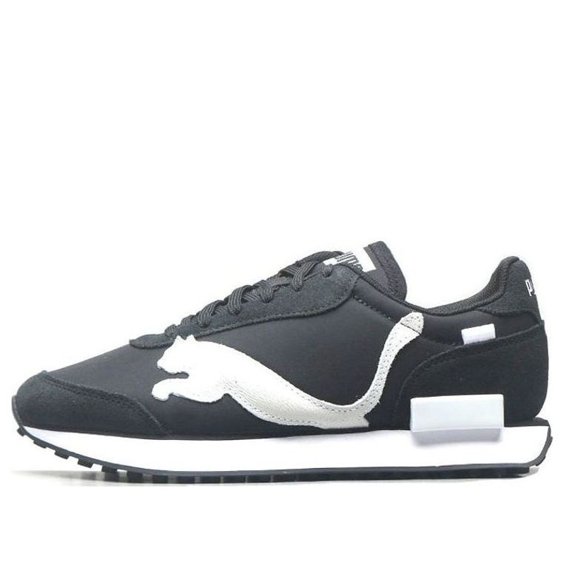 PUMA Unisex 미래 라이더 위험 경고 스포츠 신발 검정/백색 380864-02 - 1