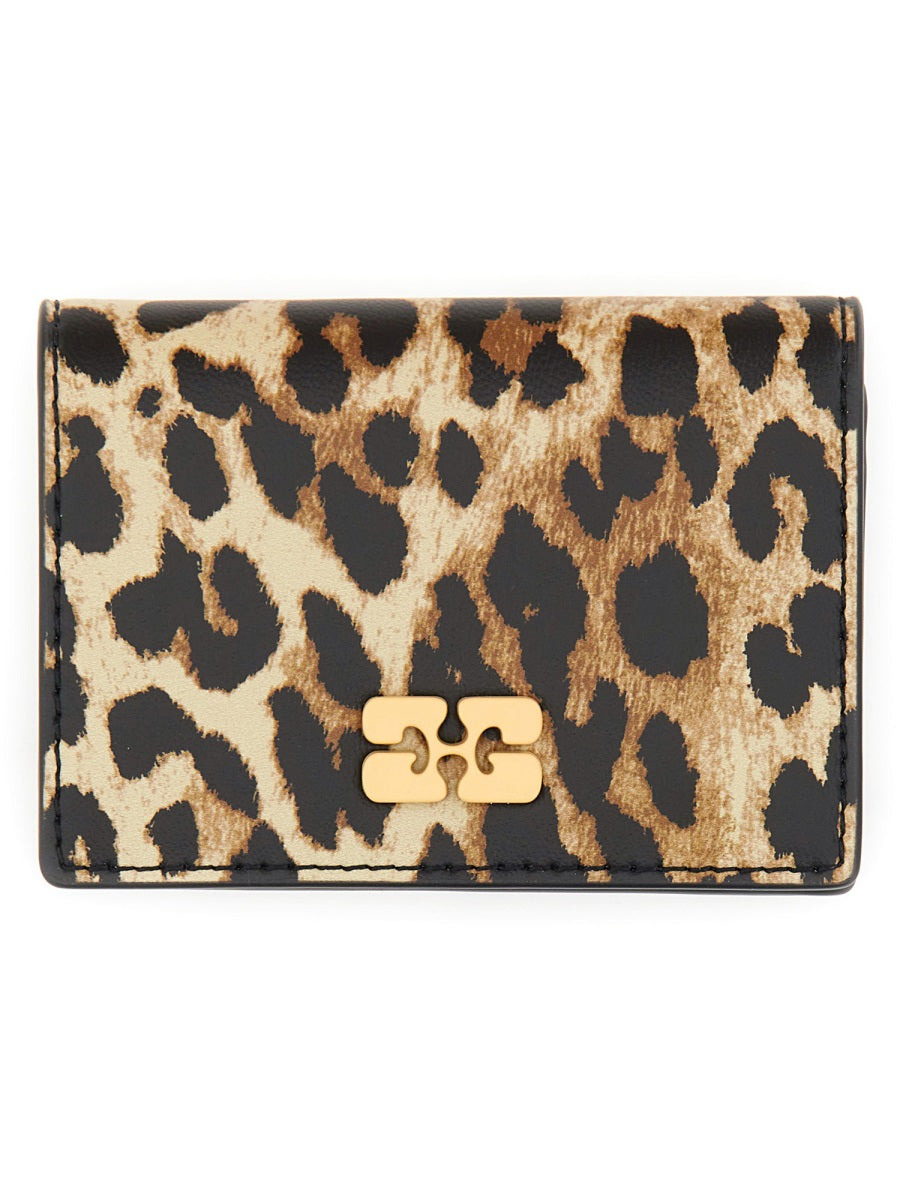Ganni Women "Bou" Card Holder With Animal Motif - 3