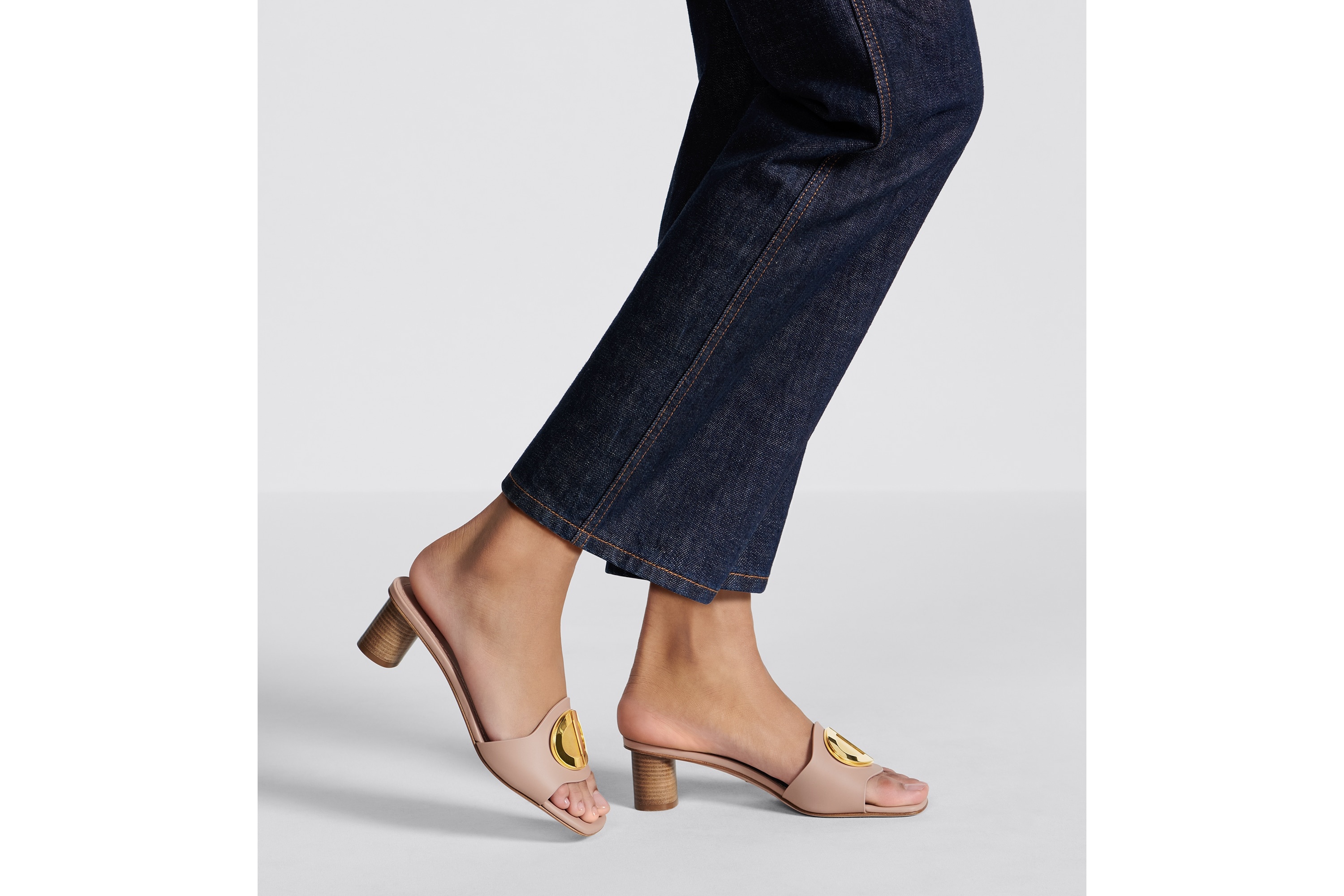 サンダル・ミュール Forever Dior Calfskin heel slide 50MM Forever Dior Calfskin heel slide 50MM (Dior/サンダル