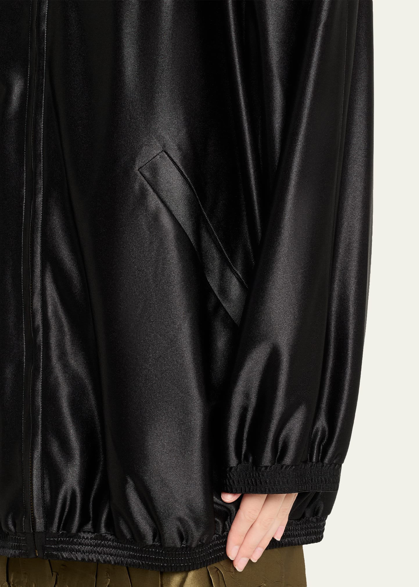 Shiny Tracksuit Jacket - 5