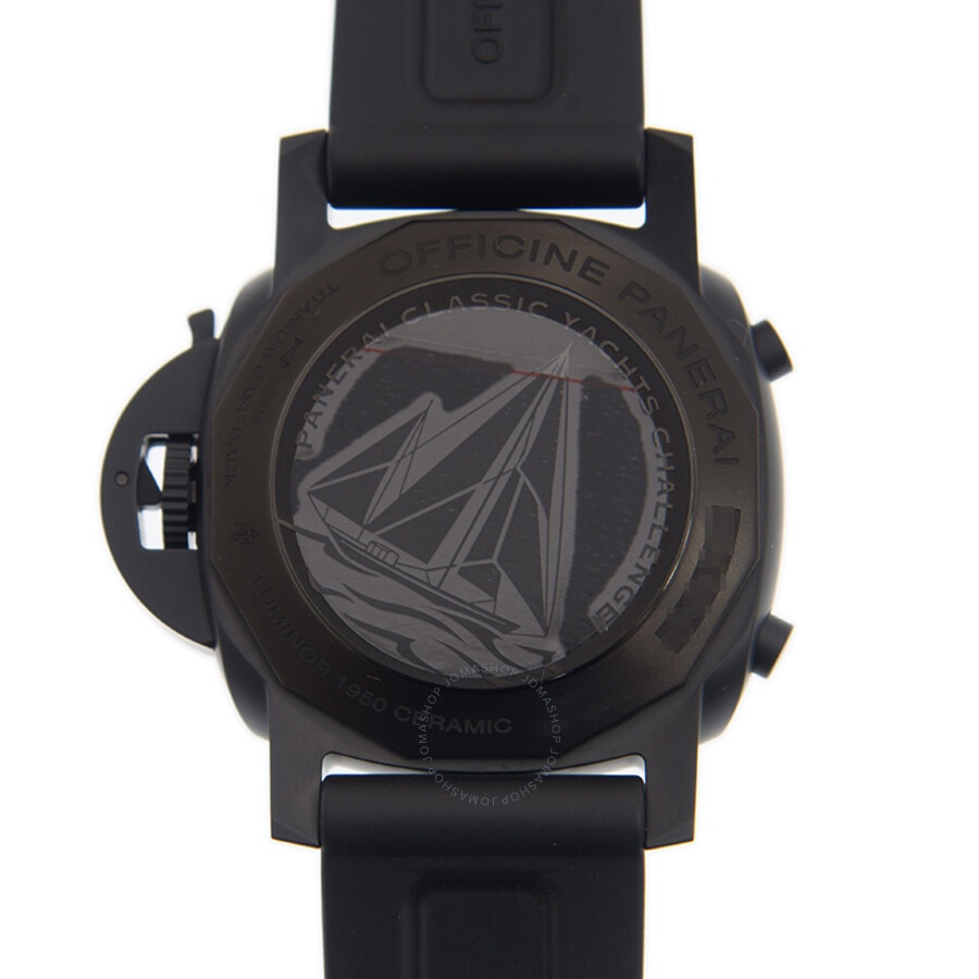 Panerai Luminor 1950 PCYC Chronograph Automatic Black Dial Men's Watch PAM00788 - 4