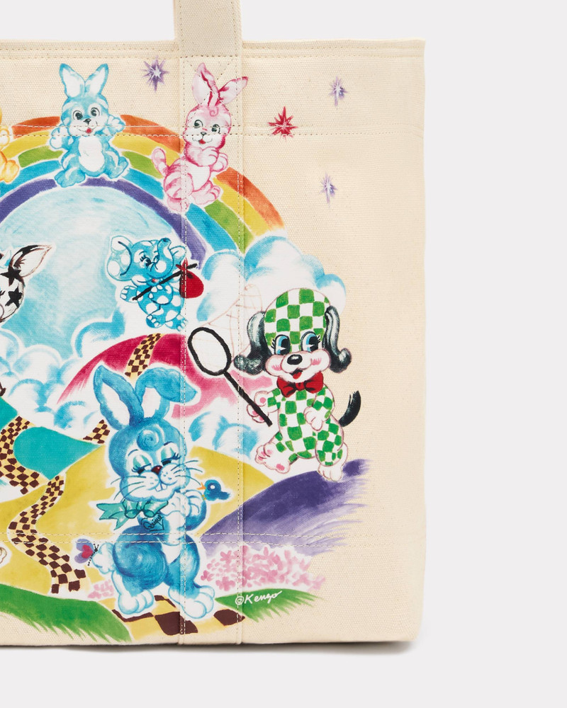 'KENZO Cartoon' large tote bag in canvas 3